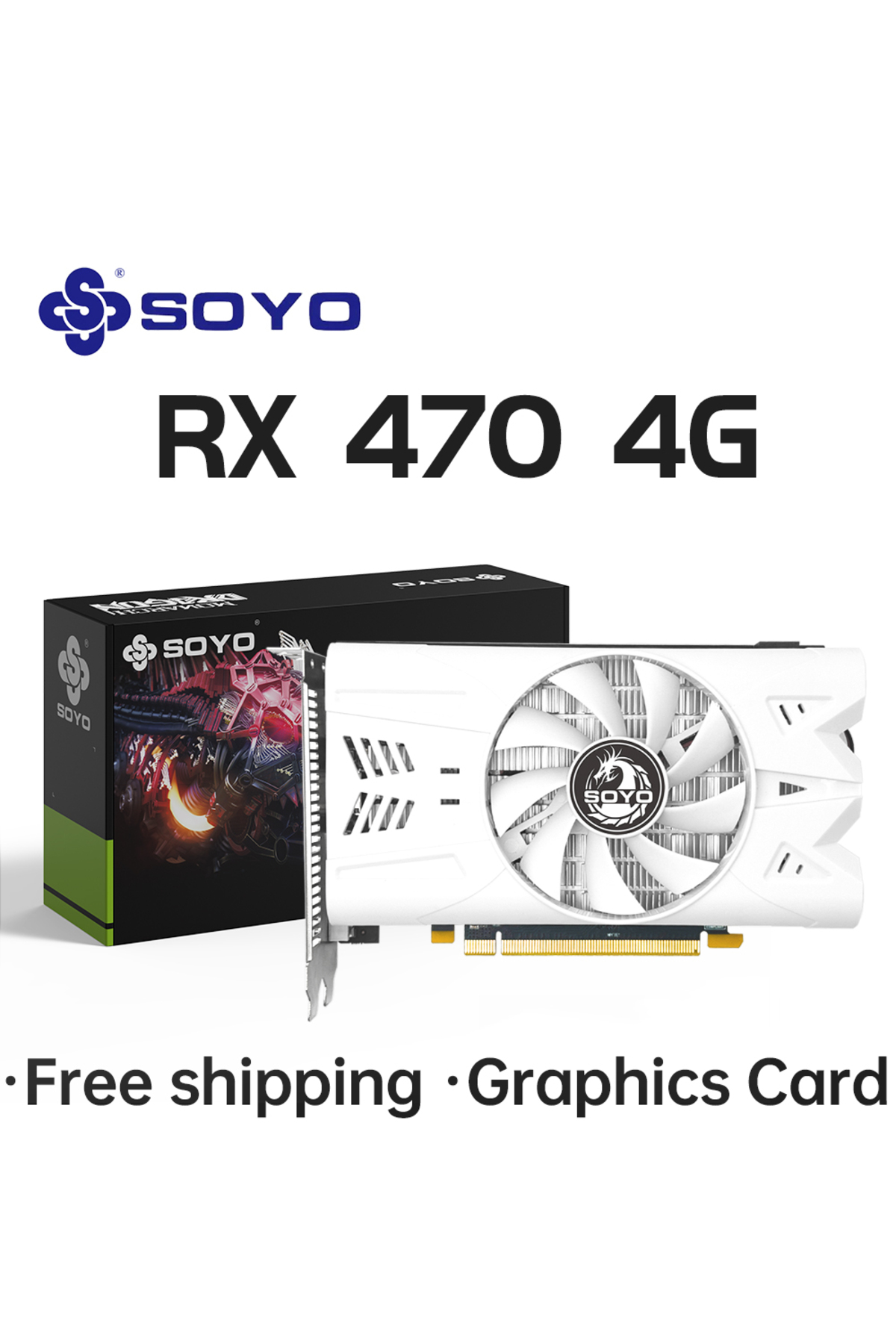 Choice RX470 4G SOYO Graphics Cards AMD Radeon RX470 4G GDDR5 256bit ...