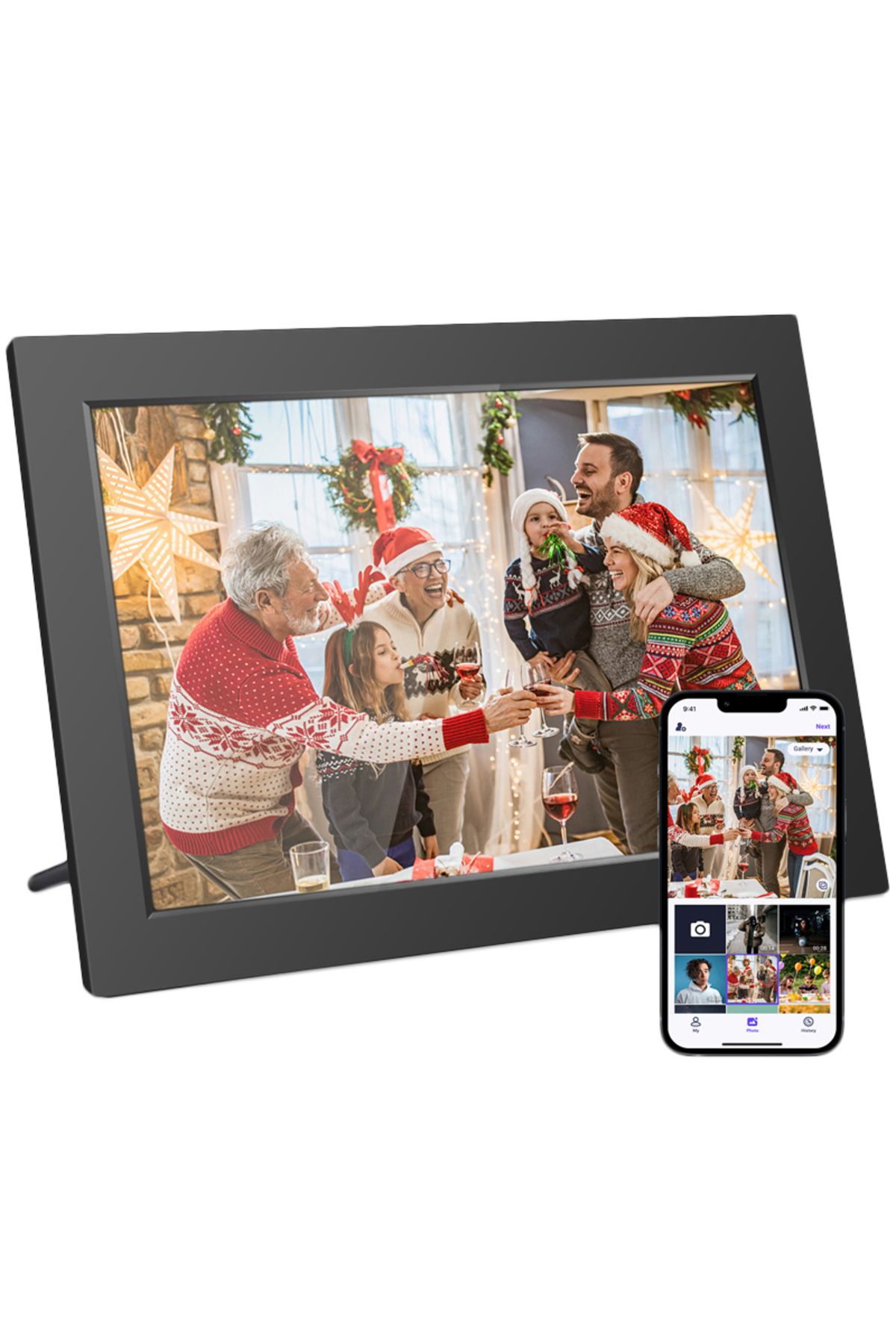 Choice-Eu Plug Digital Frame Wifi Digital Photo Frame 10.1 Inch 32gb Smart Digital Picture Frame With 1280x 1