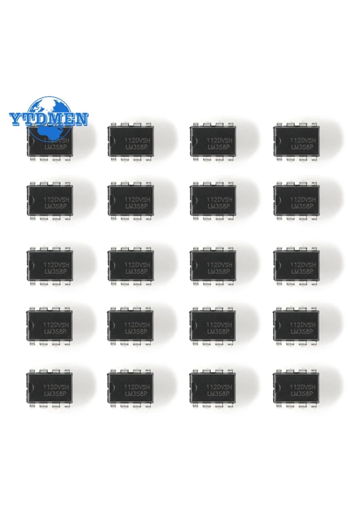 YTDMEN-20pcs Without box 10-50PCS LM358P Operational Amplifier DIP8 LM358 IC Chip Kit Integrated Circuits K 4