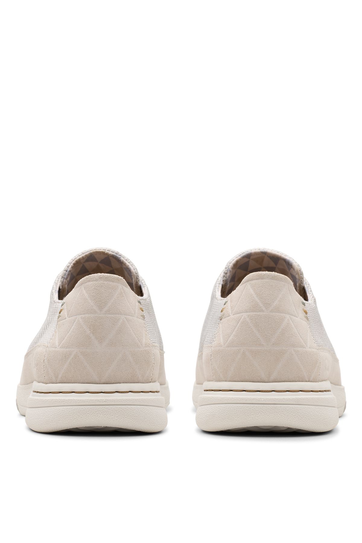 کفش های کژوال مردانه توری سهولت روزانه سفید پوست CLARKS