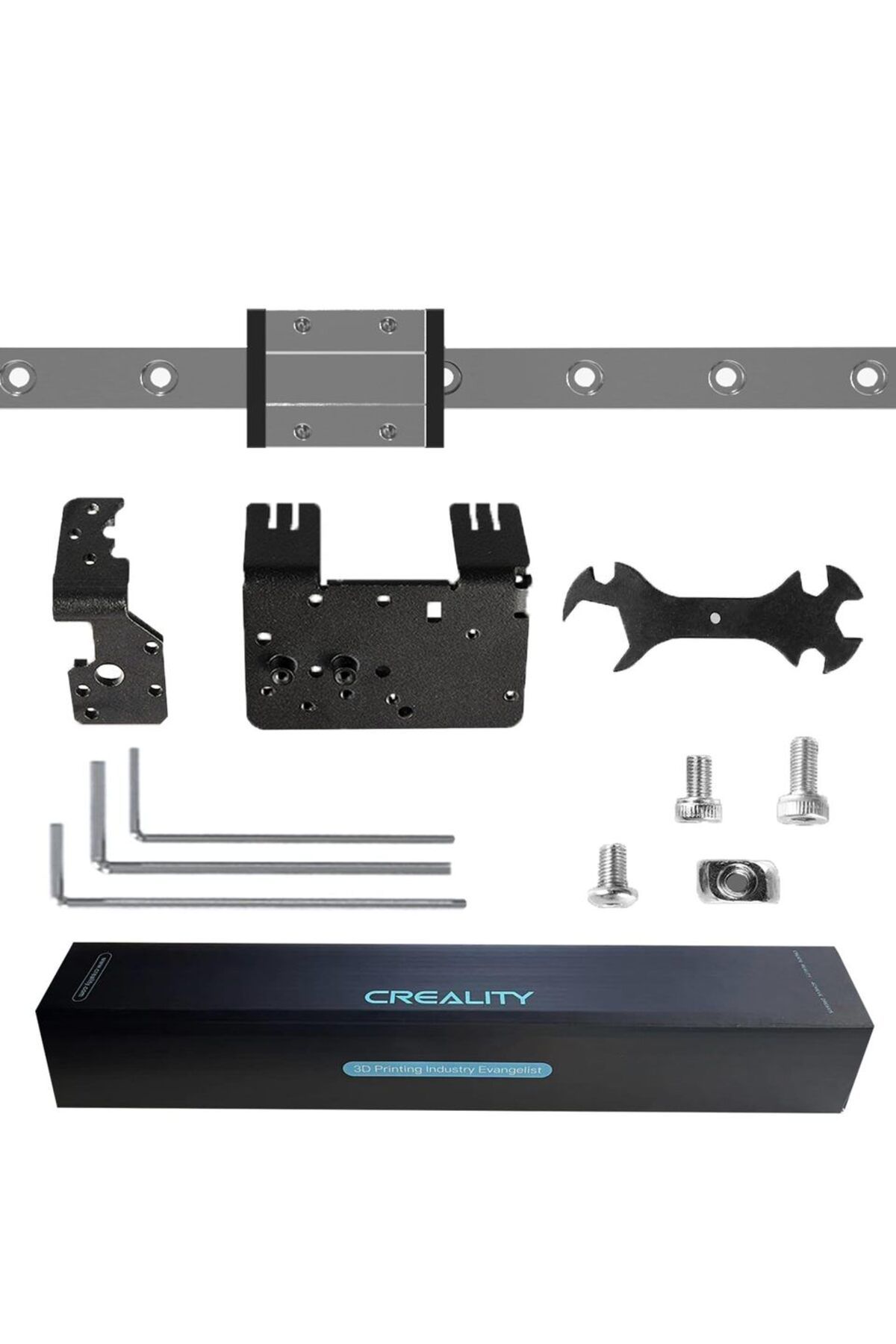 CREALITY 3D-Linear Rail Guide Creality Ender 3 X-axis MGN12C Linear Rail Guide Kit with Fix Plate Mount Bracket 1