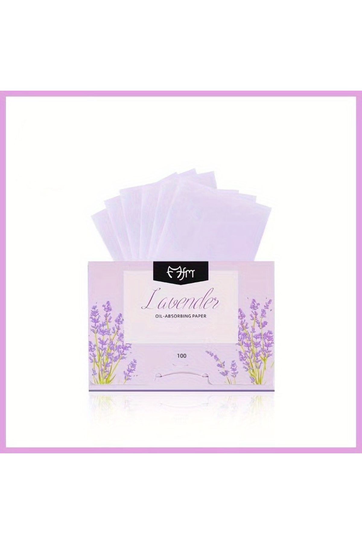 Choice-Purple 100 Pieces of Oil-absorbing Paper Cleansing and Refreshing Oil-absorbing and Sweat-absorbing 1