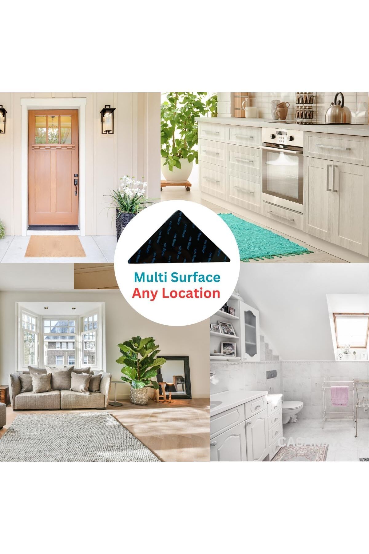fulina-12PCS non-marking carpet stickers, no damage, suitable for tile laminate marble flooring, washable 3