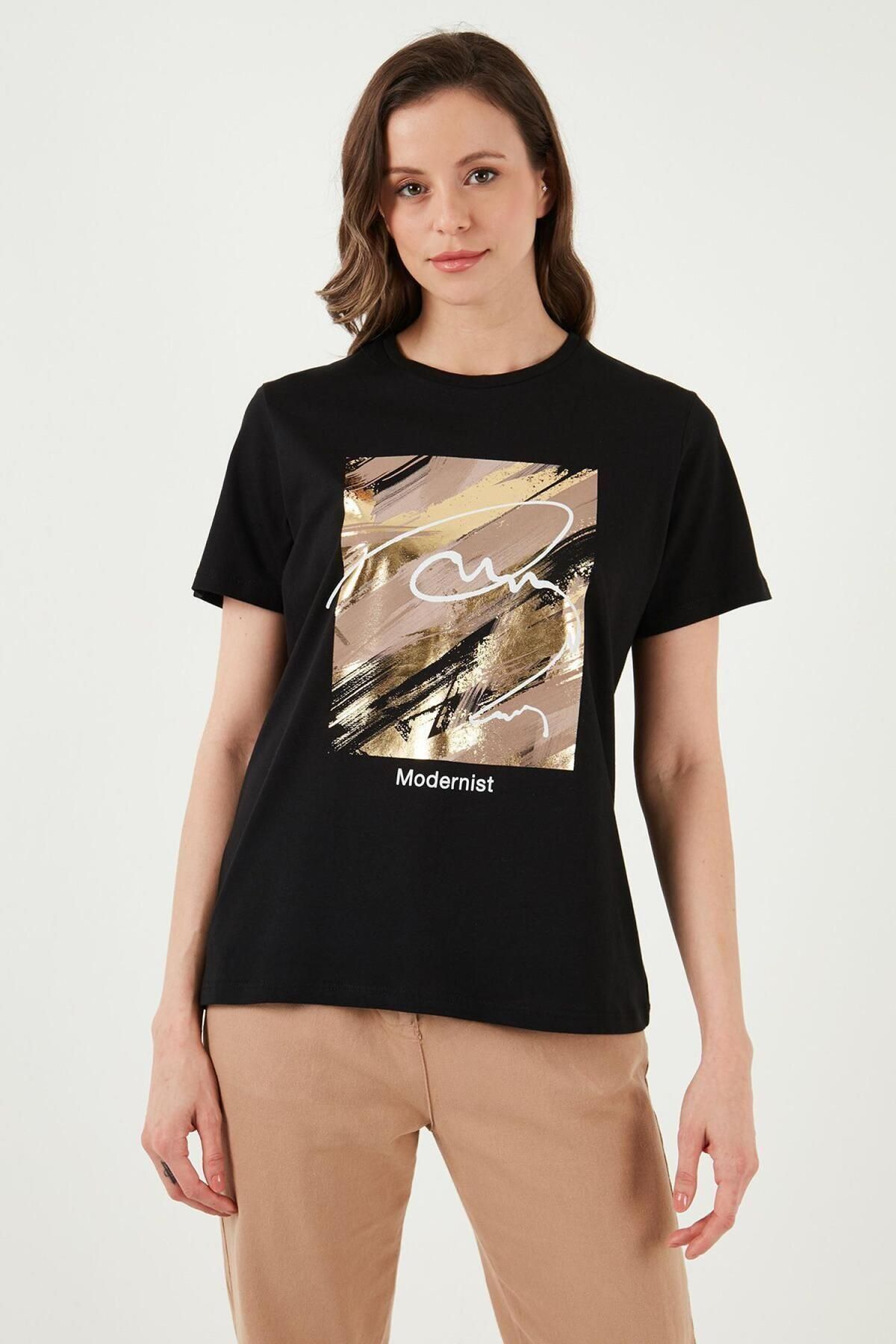 Fashion Friends-Tricou din bumbac cu decolteu rotund - TRIOC 24Y0698K1 2