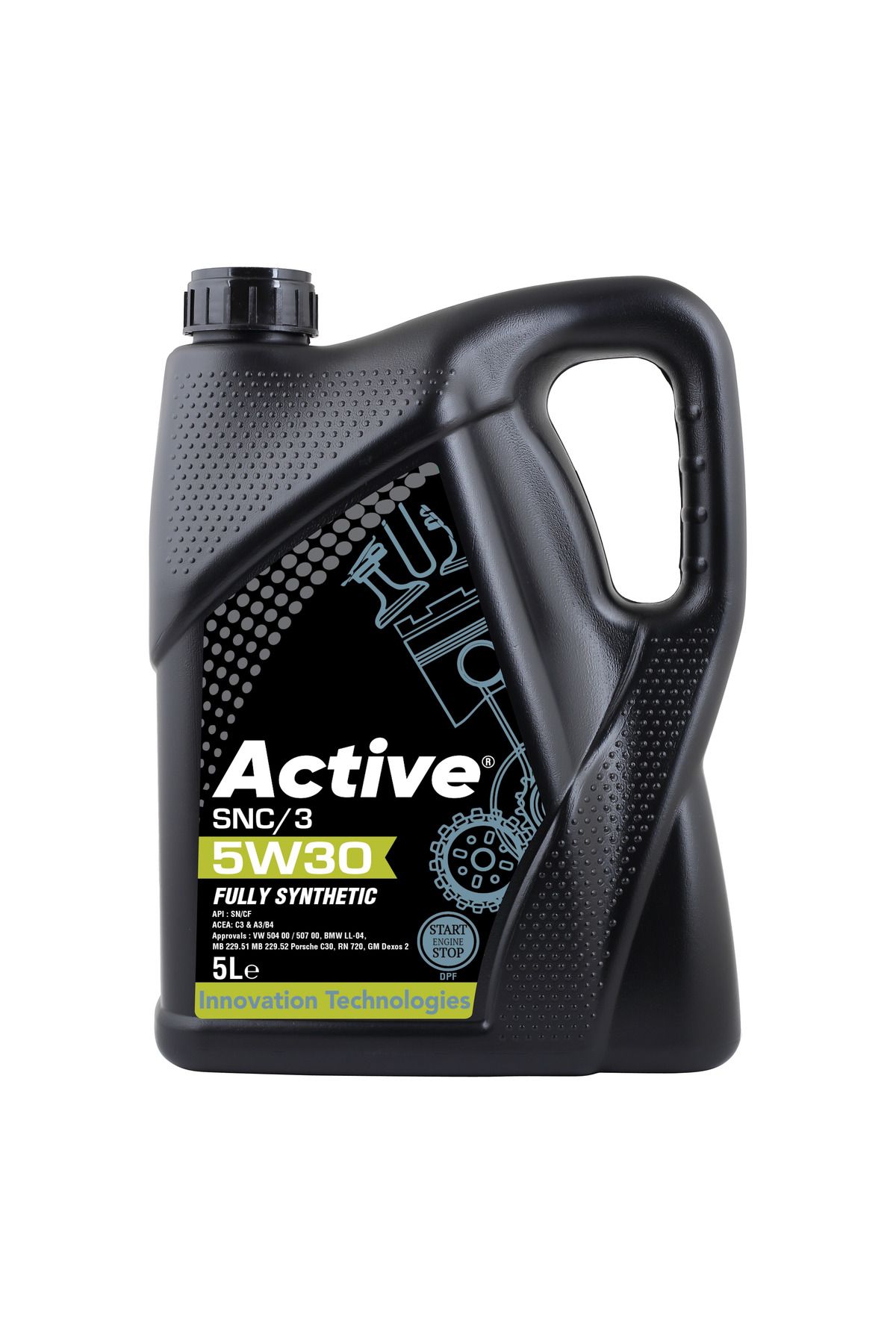 Active SNC3 PARTİKÜLLÜ 5W-30 TAM SENTETİK MOTOR YAĞI 5 LİTRE (2025 ÜRETİM)
