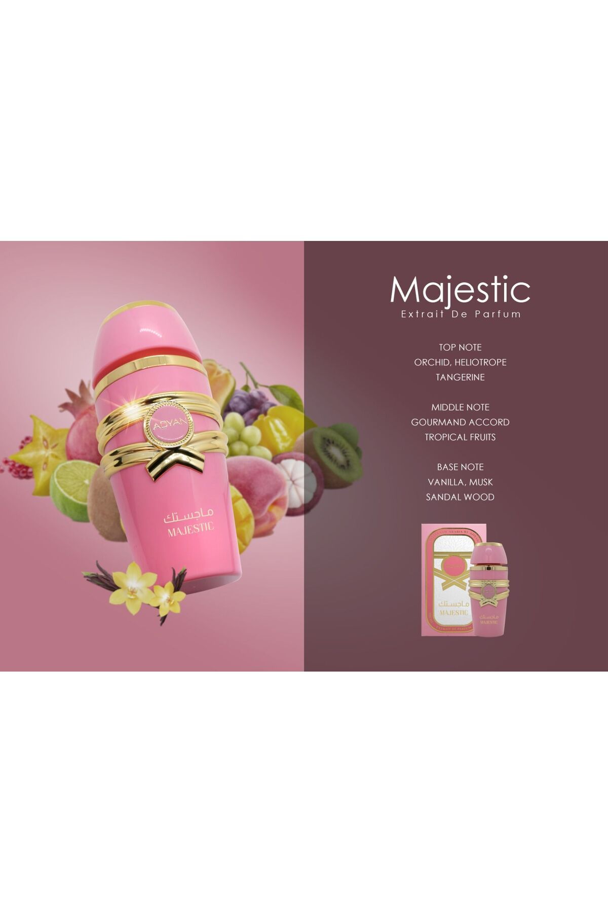Anfar-Perfume Extract Anfar Adyan Majestic, Unisex, 100 ml 2