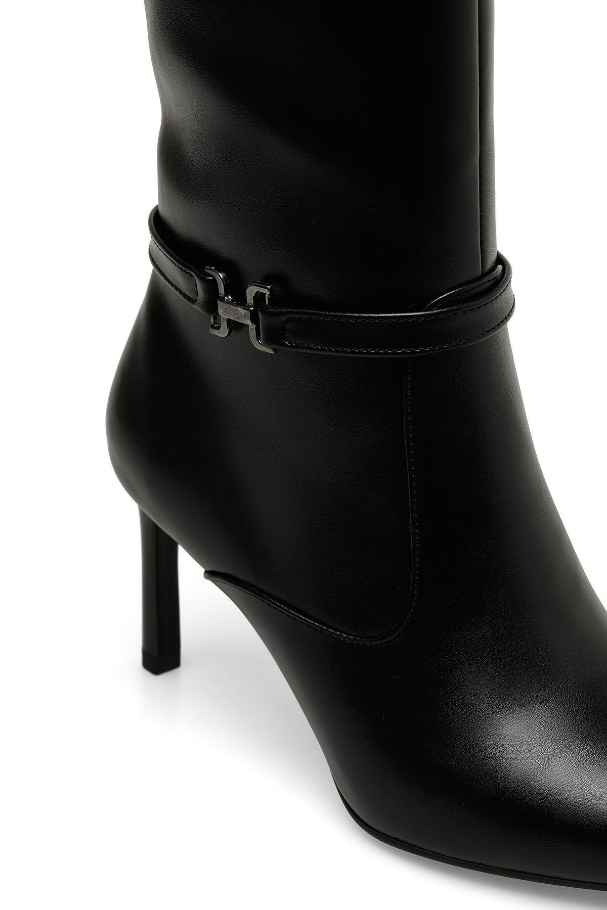 İnci-INCI DELIT 3PR Schwarze Stiefel mit Absatz für Damen 6