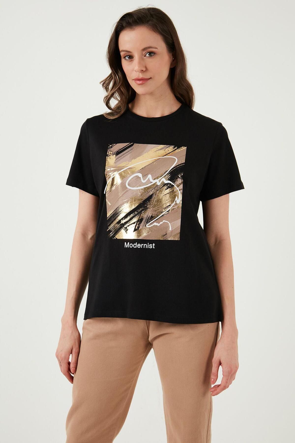 Fashion Friends-Tricou din bumbac cu decolteu rotund - TRIOC 24Y0698K1 3