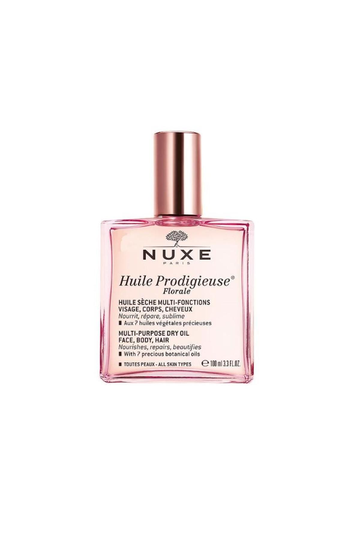 Nuxe روغن خشک چند منظوره فلورل هویل پرودیژوز 100 میلی لیتر