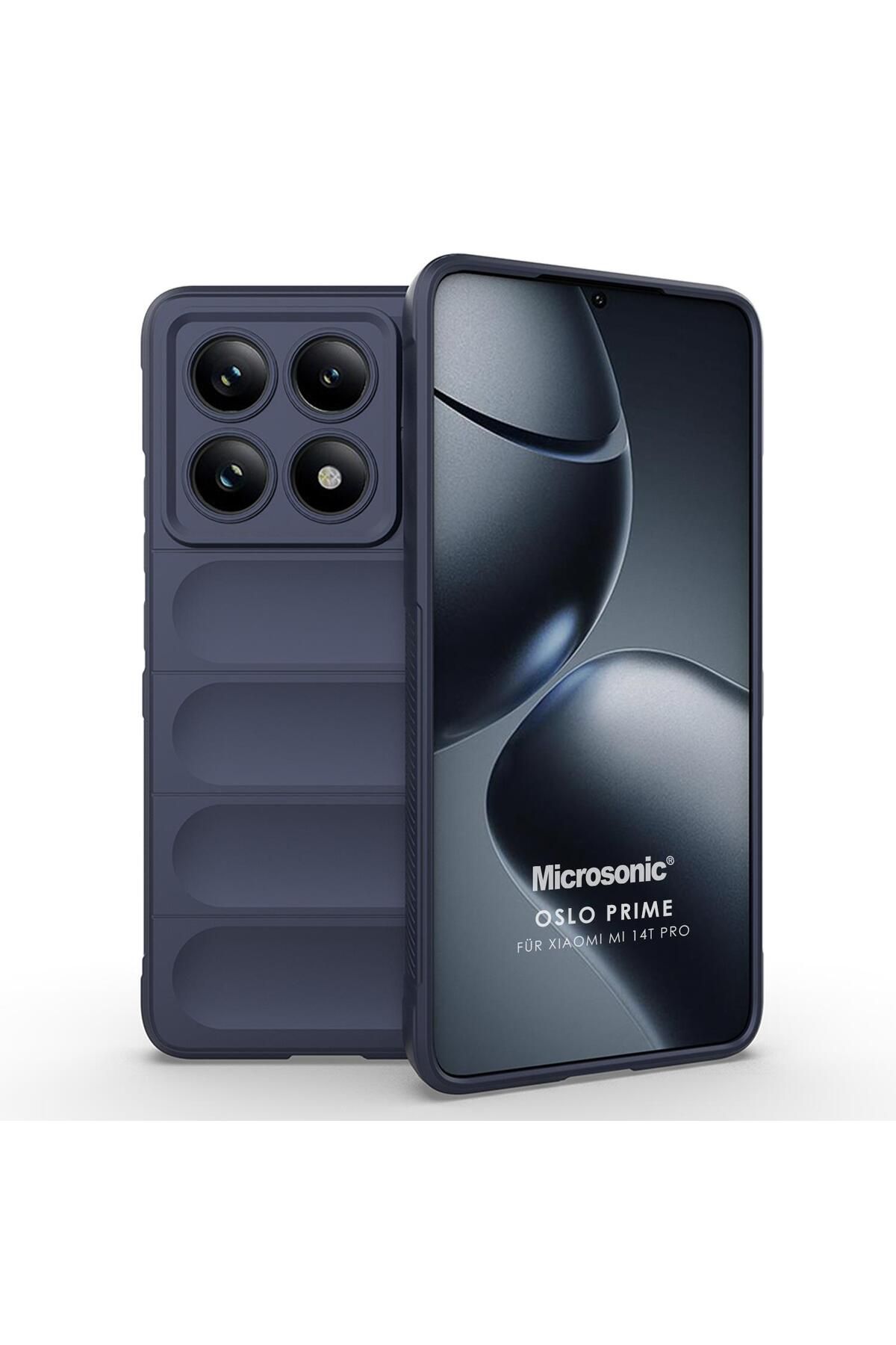 Microsonic Xiaomi Mi 14T Kılıf Oslo Prime Lacivert