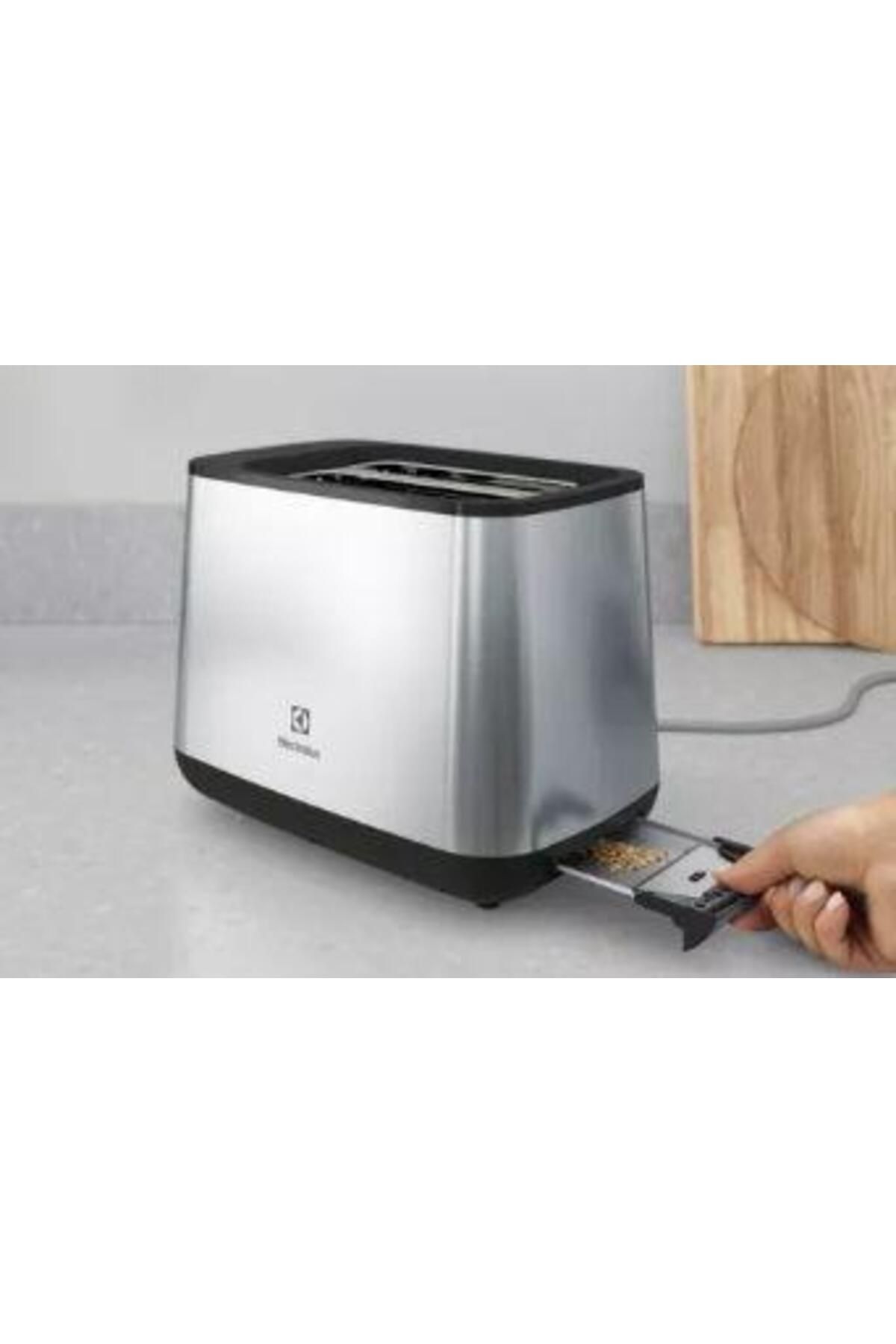 Electrolux-Electrolux Create 3 Toaster E3T1-3ST, 800 W, 2 slices, 7 temperature settings (Silver) 4