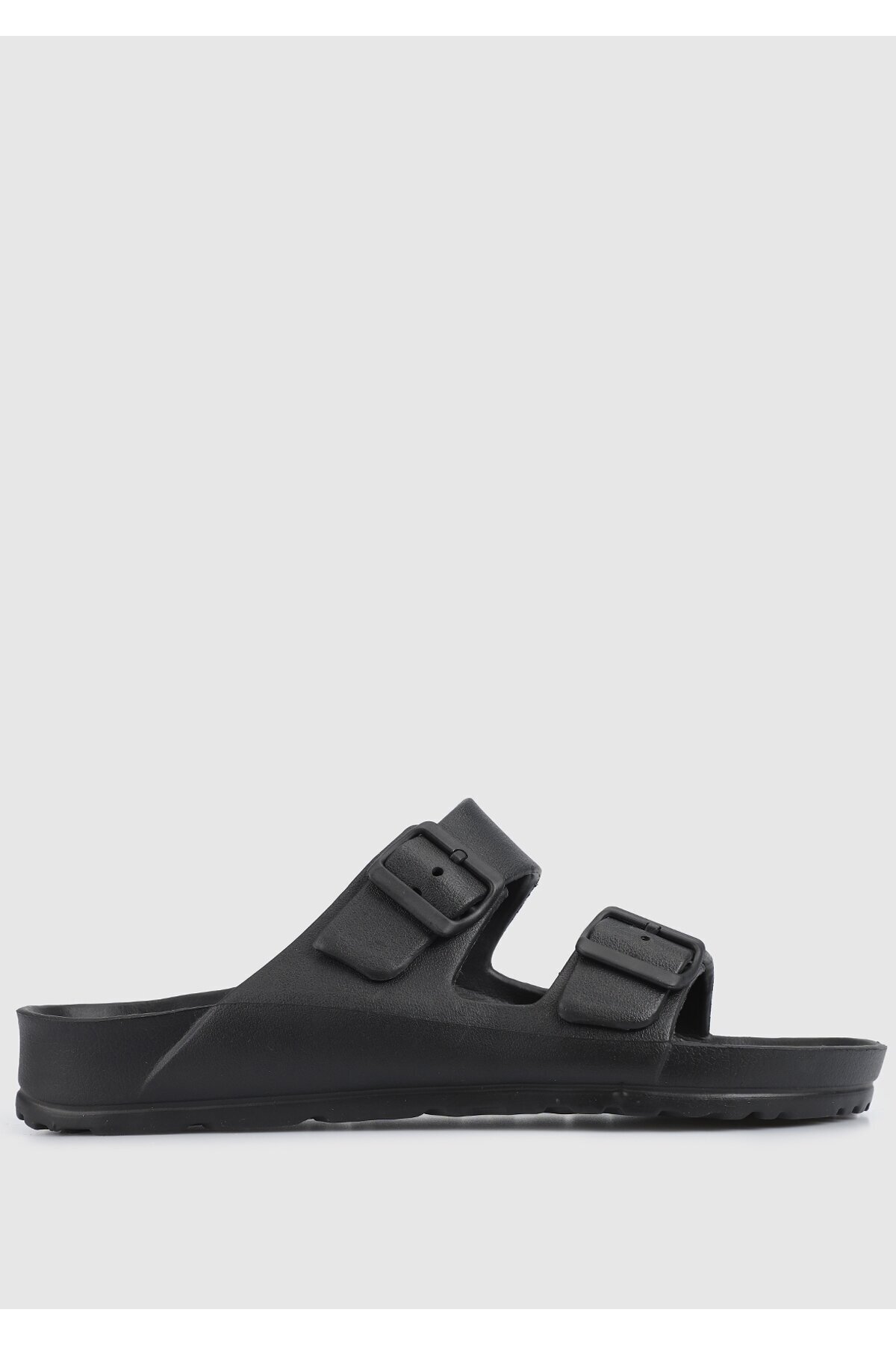 Provoq-Men's Black Beach Slippers 1