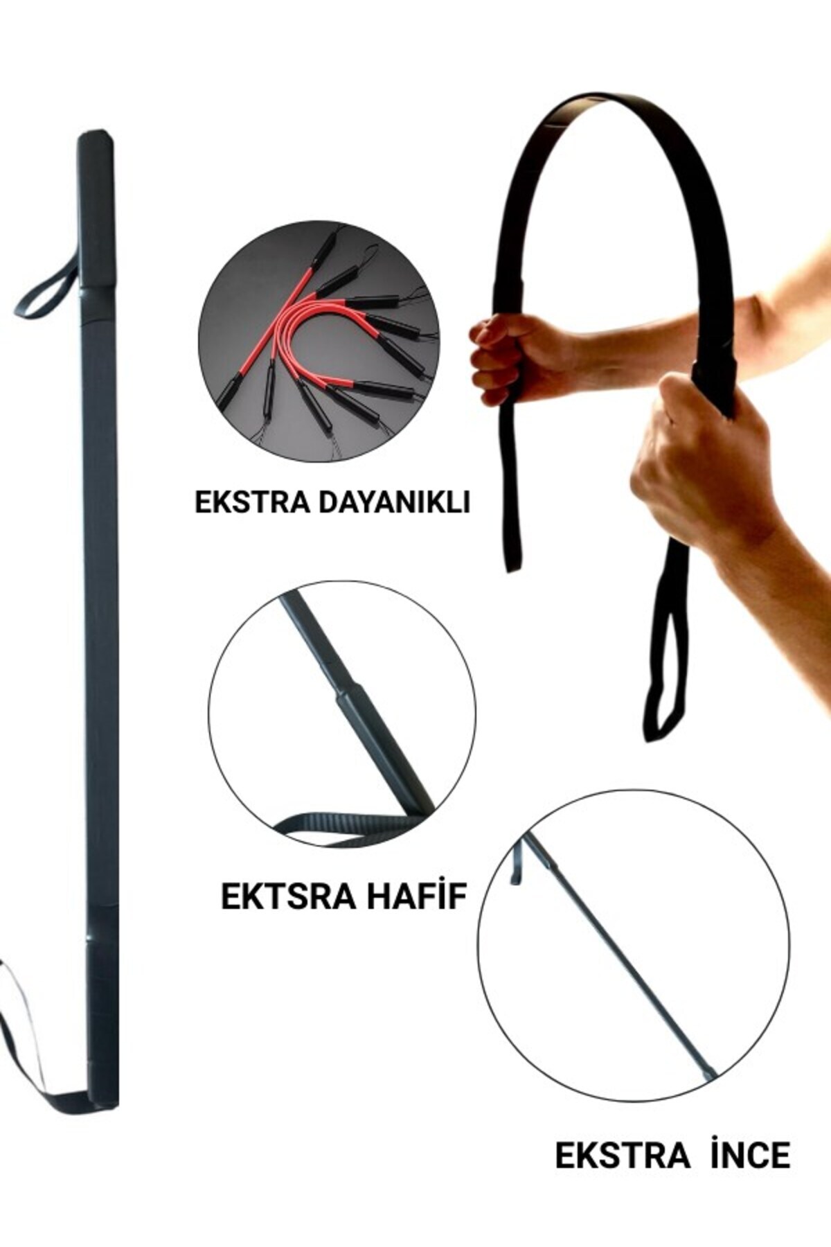 SLİPT 100 Kg Yeni Nesil Kol Egzersiz Alet 75 cm Bükbük Göğüs Yayı Vücut Geliştirme Aleti CKS105