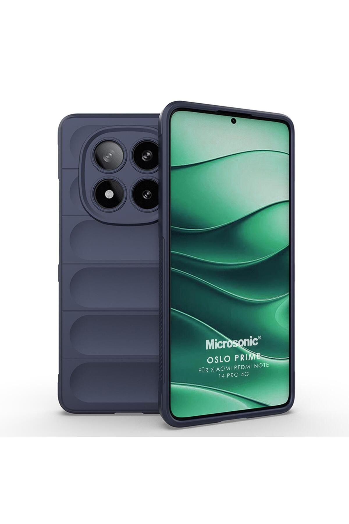 Microsonic Xiaomi Redmi Note 14 Pro 5G Kılıf Oslo Prime Lacivert