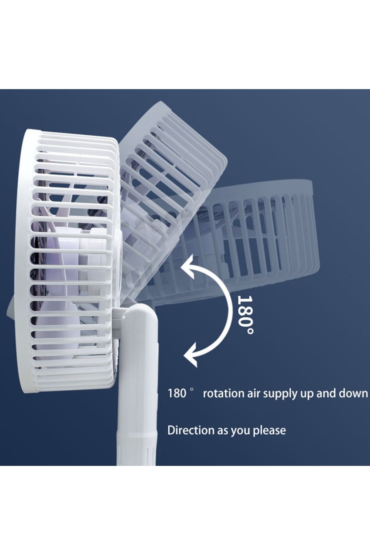 Sunhome-4 in 1 Multi-Functional Portable Rechargeable Clip Fan, Table fan, Hanging Fan, Handheld Fan 7
