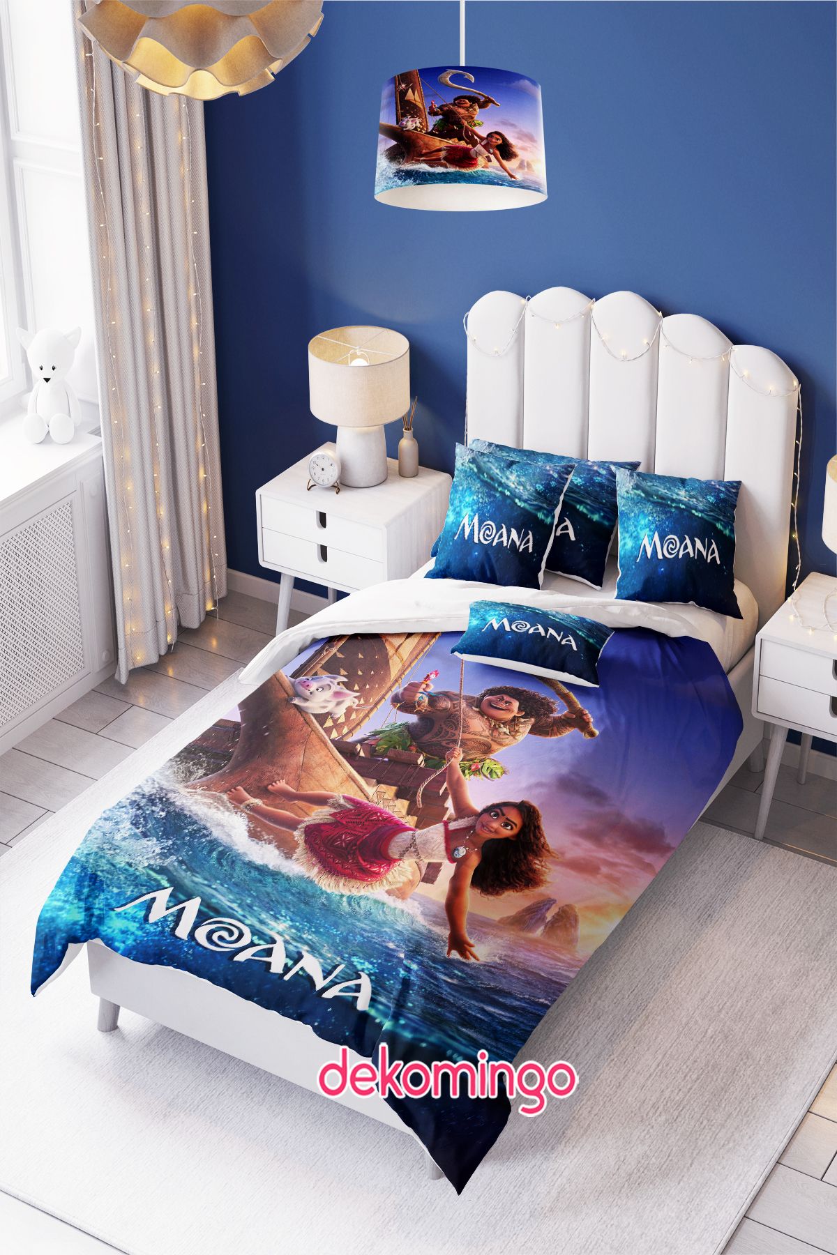 dekomingo MOANA BEBEK VE ÇODUK ODASI NEVRESİM TAKIM ( ÇARŞAFSIZ )