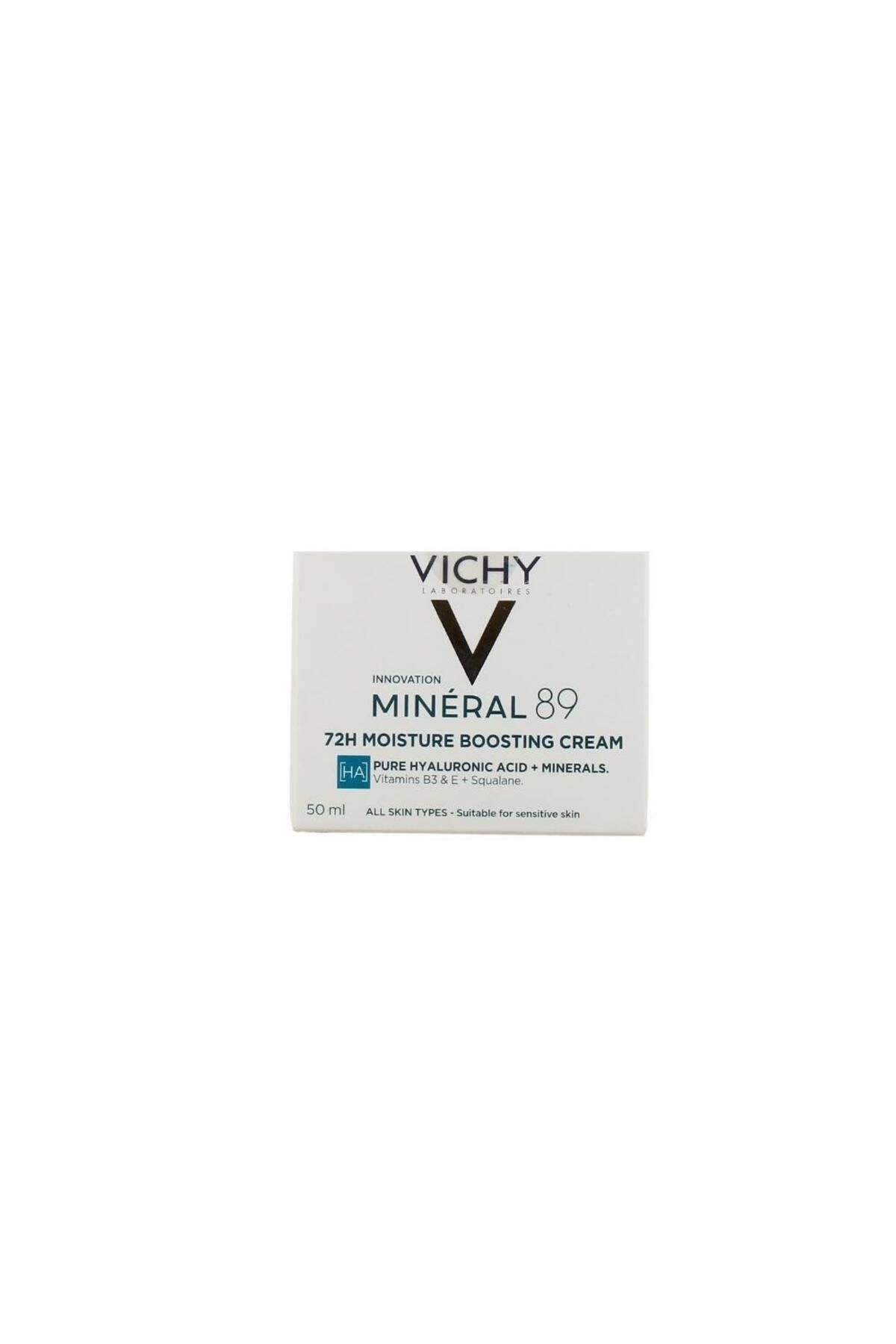 Vichy-كريم العناية بالوجه الخفيف المرطب لمدة 72 ساعة من Mineral89 - 50 مل لجميع أنواع البشرة 1