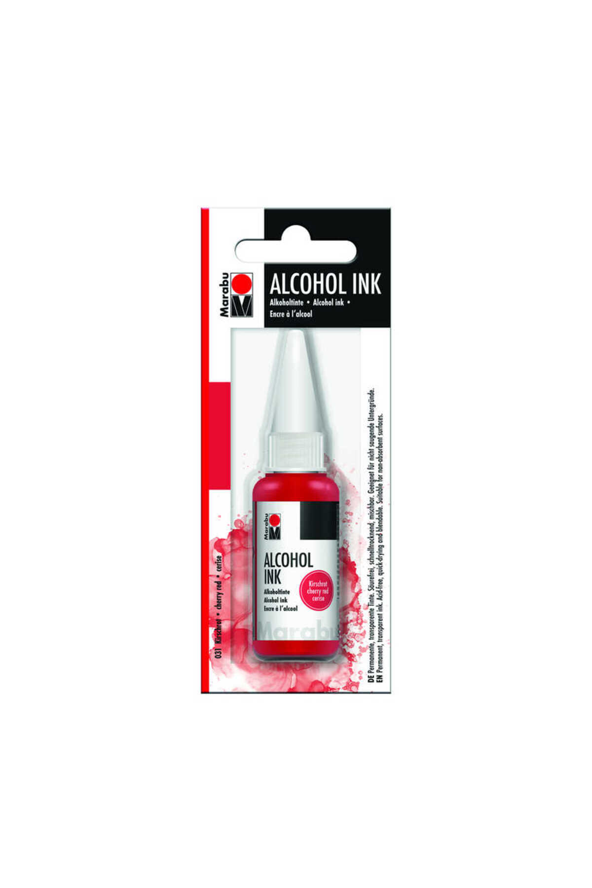 Marabu Alcohol Ink 20ml Cherry Red