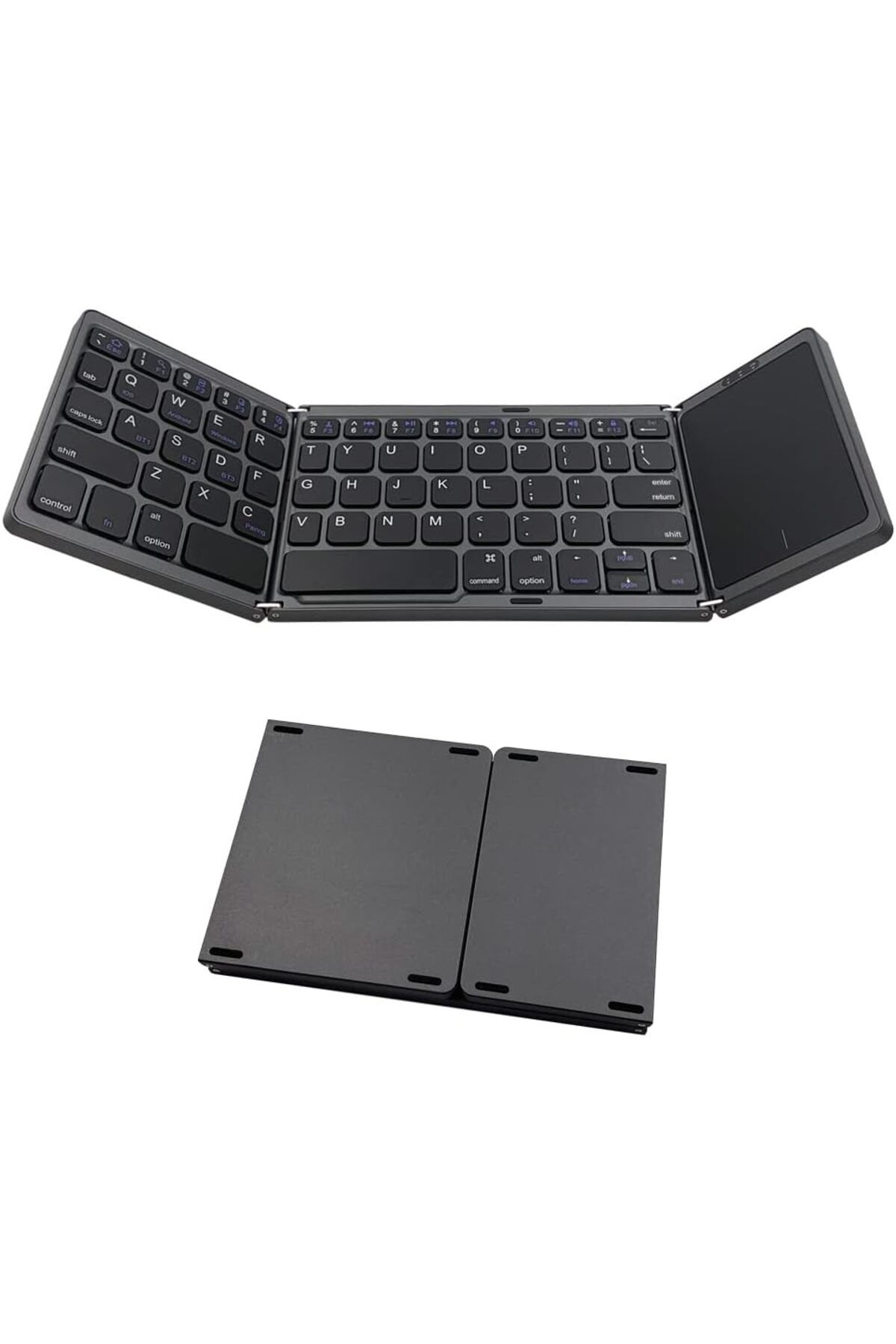AWH-Foldable Bluetooth Keyboard with Touchpad, Rechargeable, Slim for Android, iOS, Windows 1