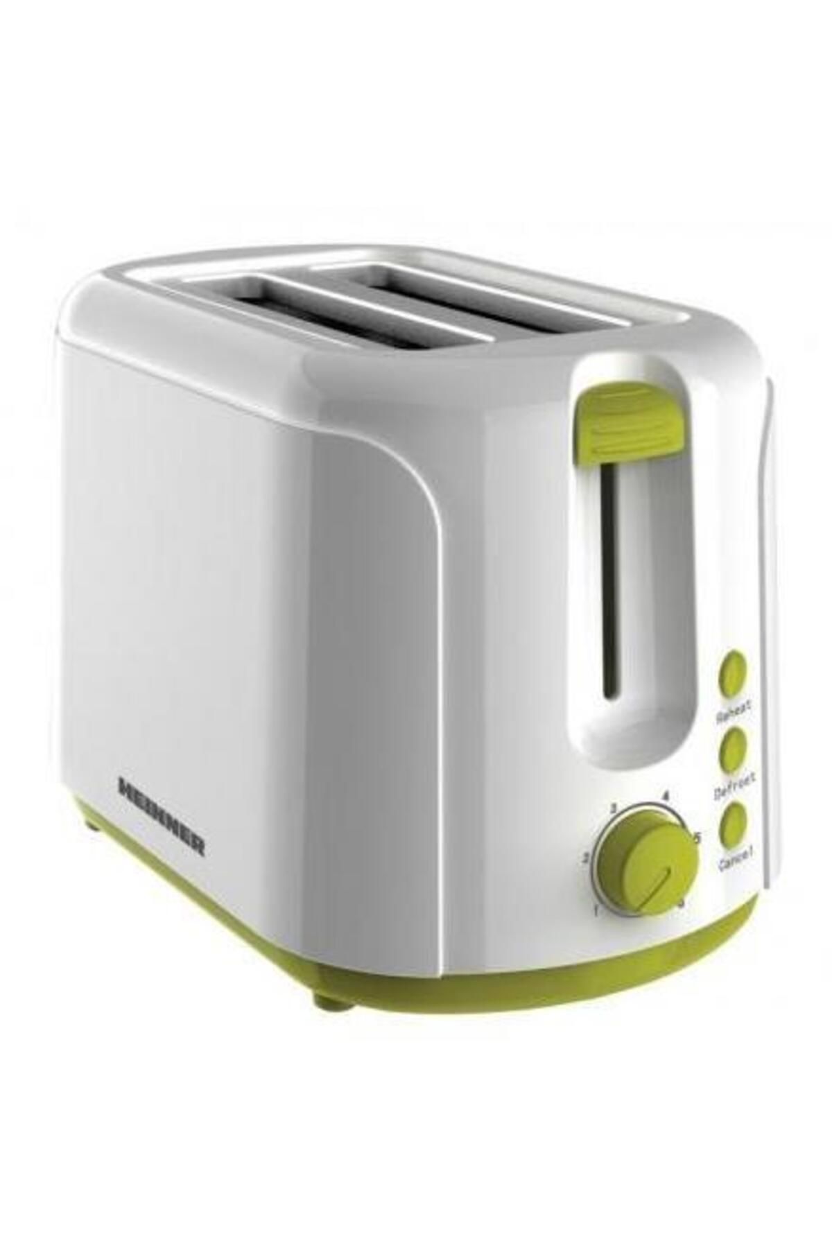 Heinner-Heinner Charm TP-750GR Toaster, 2 slices, 750W (White-Green) 1