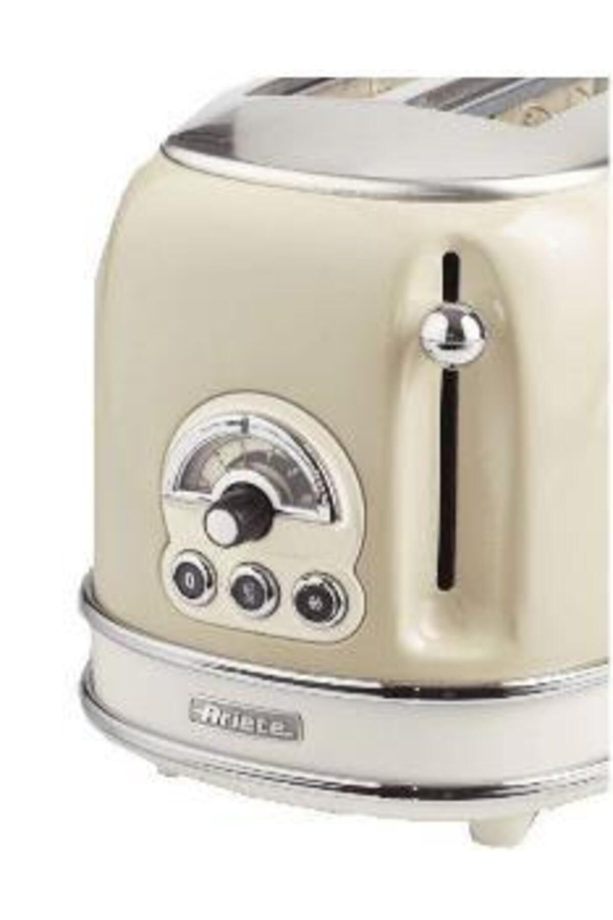 ARIETE-Prajitor de paine Ariete 0155CR/BG, 810 W, 2 Felii (Beige) 5