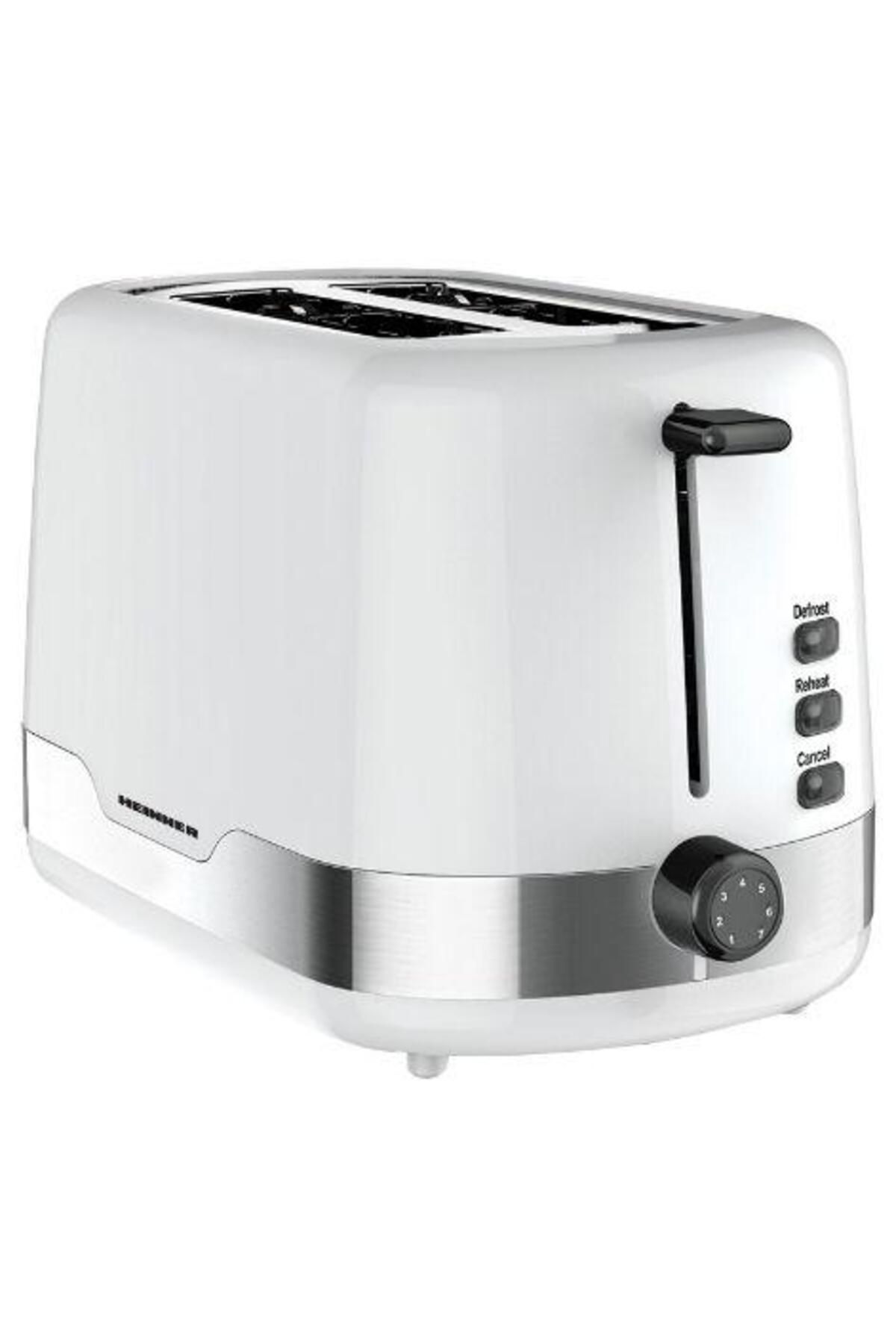 Heinner Prajitor De Paine Heinner , 850 W, 7 Nivele De Rumenire, 3 Functii (alb/inox) - One Size