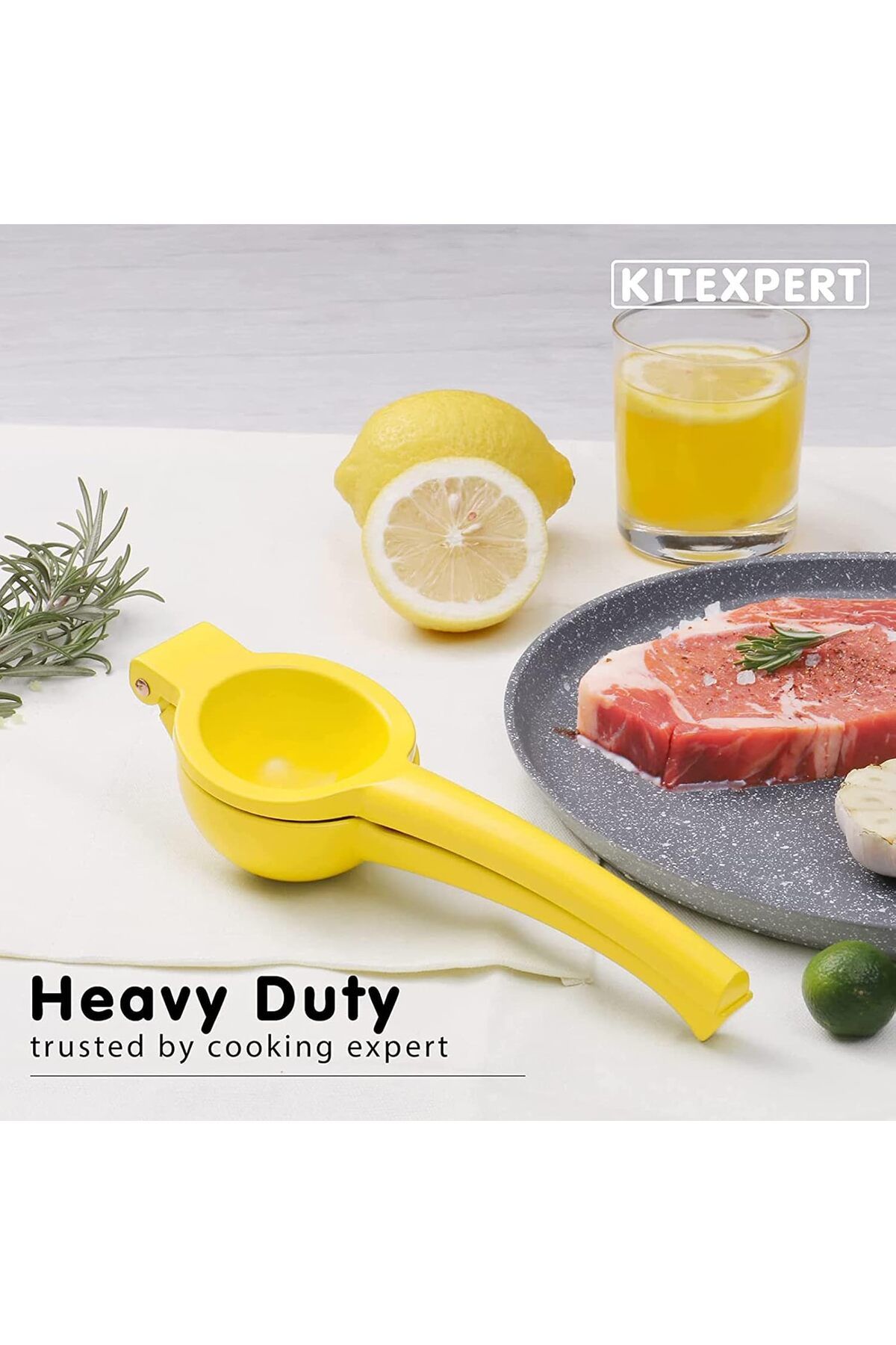 COOYA-Lemon Lime Squeezer, Manual Juicer Press for Max Extraction, Effortless Use and Easy to Clean 4