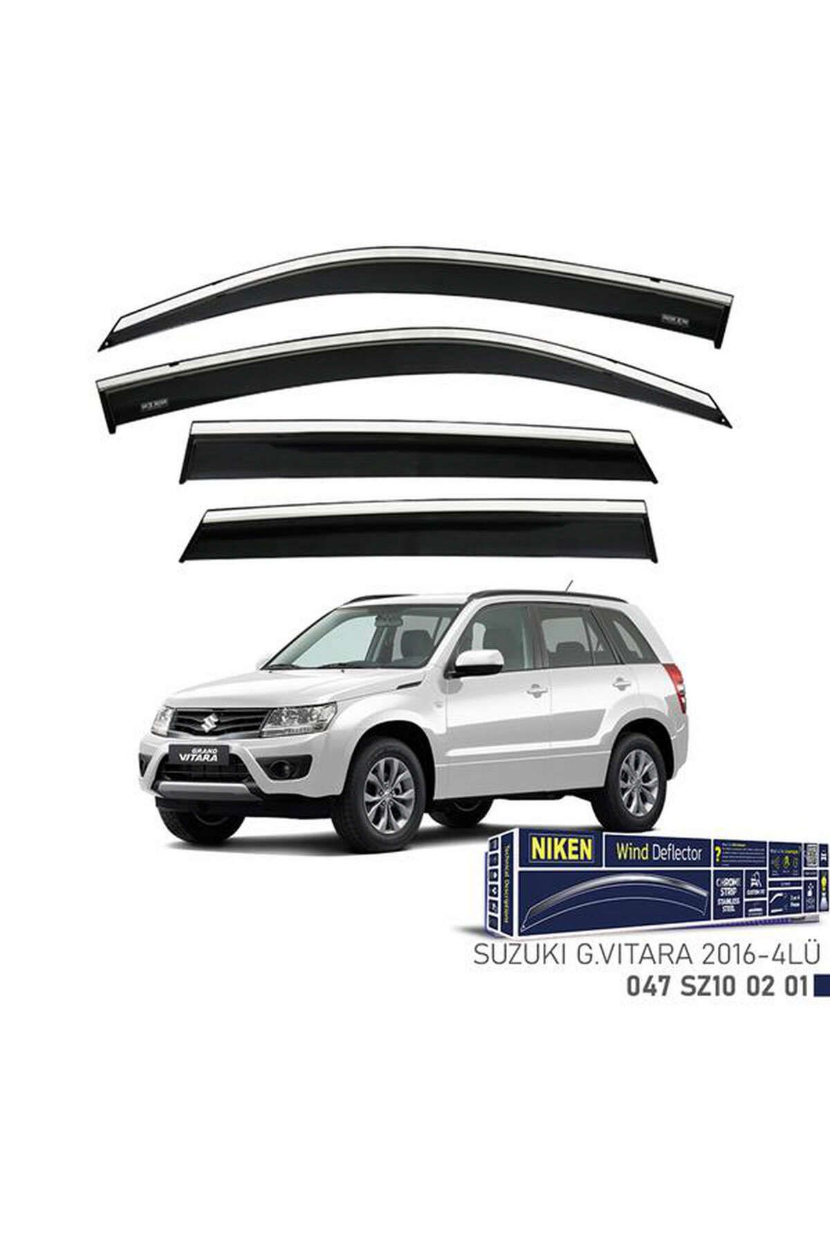 Universsal KROMLU CAM RÜZGARLIĞI SUZUKI G.VITARA 2016- 4LÜ 1492855706