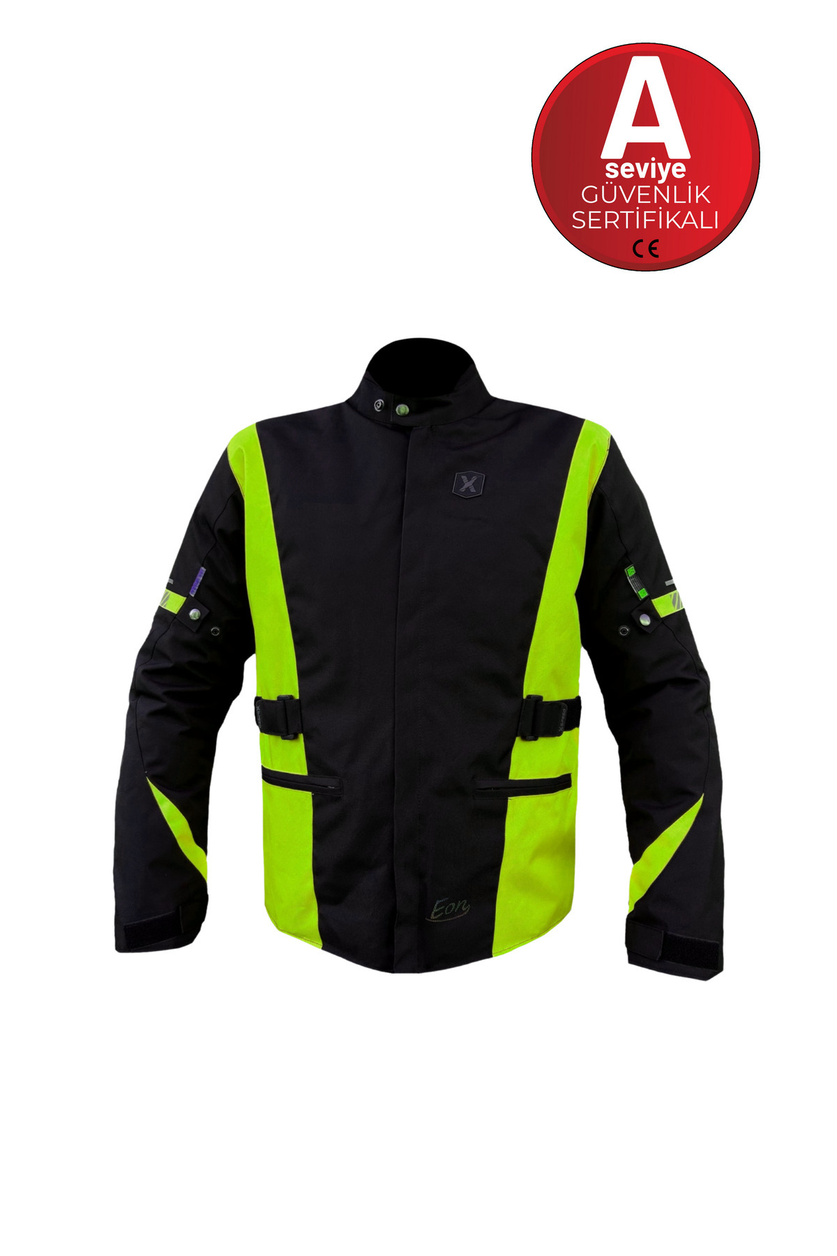 Xspeed Eon 4 Mevsimlik Korumalı Uzun Motosiklet Montu Yeşil Siyah