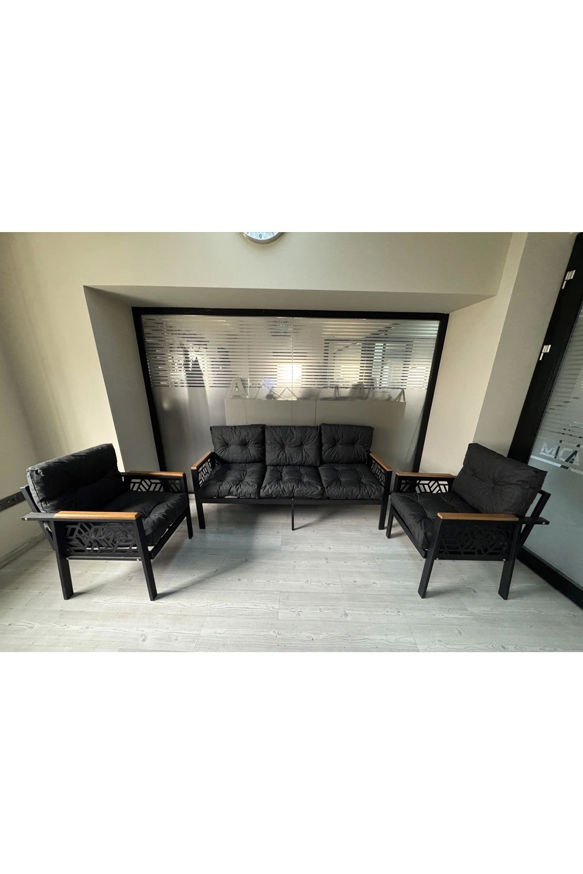 adımshops MİAMİ 3+1+1 MELİSA Balkon-bahçe-kafe Çay Seti Koltuk Oturma Takımı-oturma Grubu,ofis Koltuğu