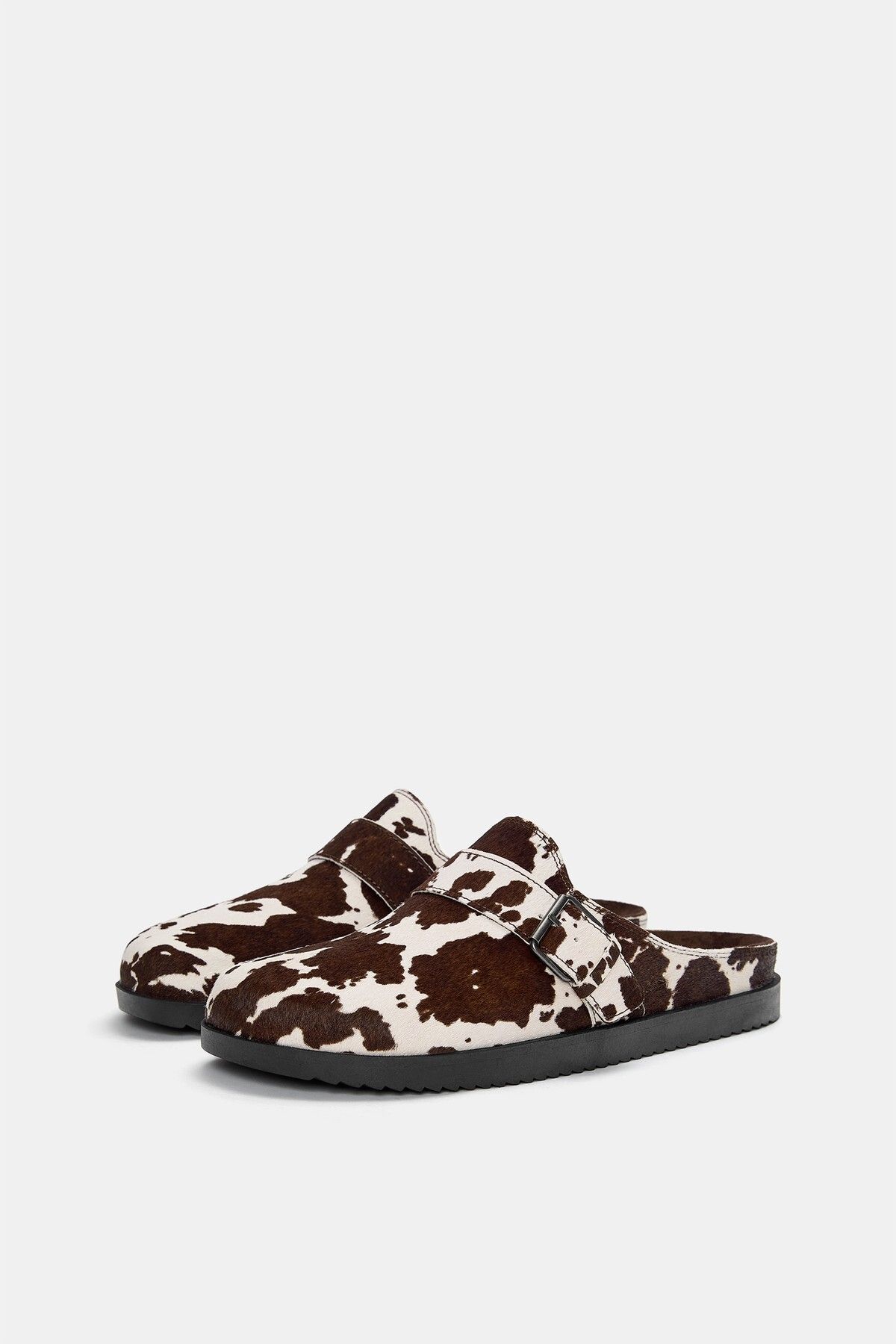 Pull & Bear-Cow leather clogs 4