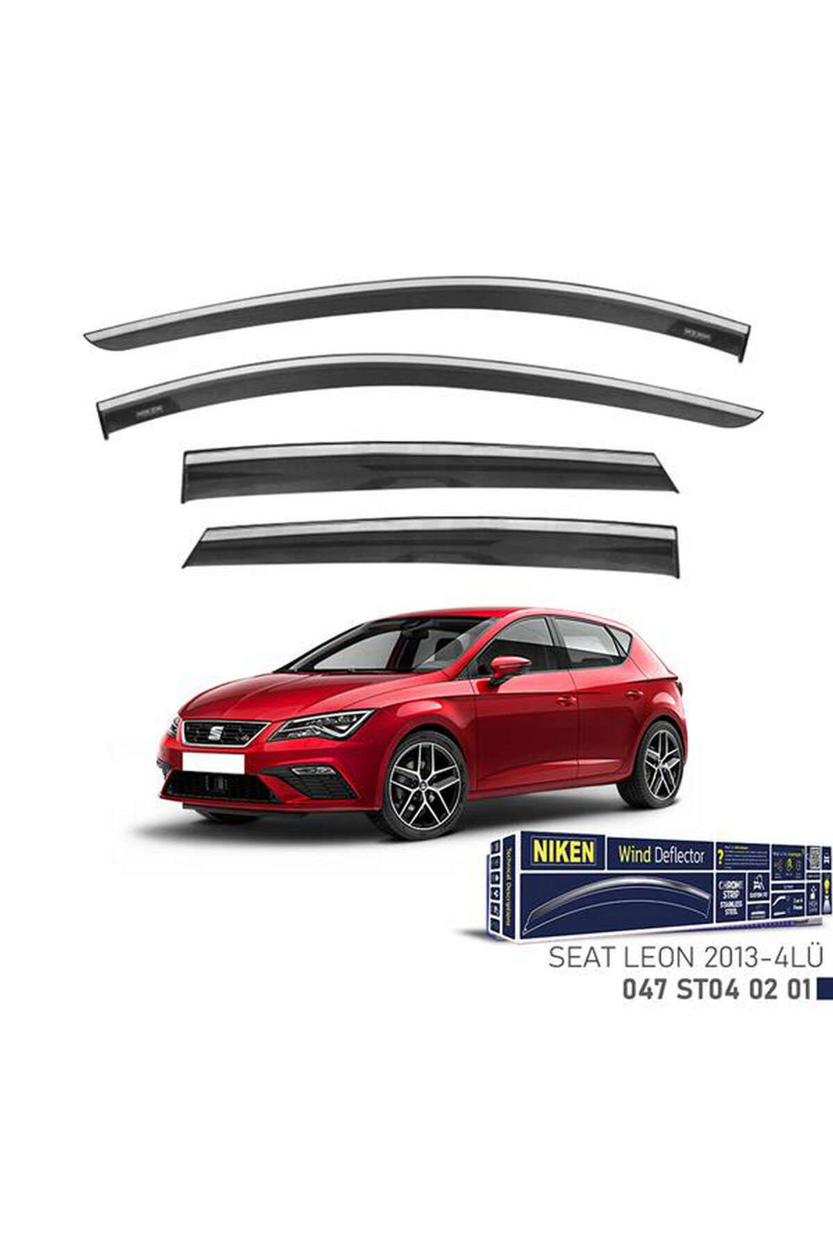 Universsal KROMLU CAM RÜZGARLIĞI SEAT LEON 2013- 4LÜ 1491855706