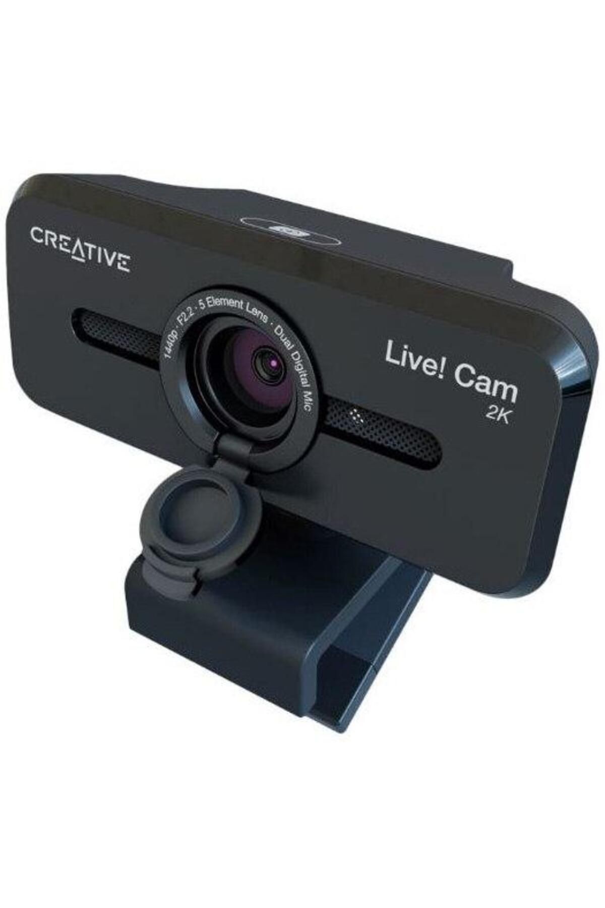 CREATIVE-Camera web CREATIVE LIVE! CAM SYNC V3 2K QHD, Zoom Digital 4X, filmare la 95, 2 microfoane 2