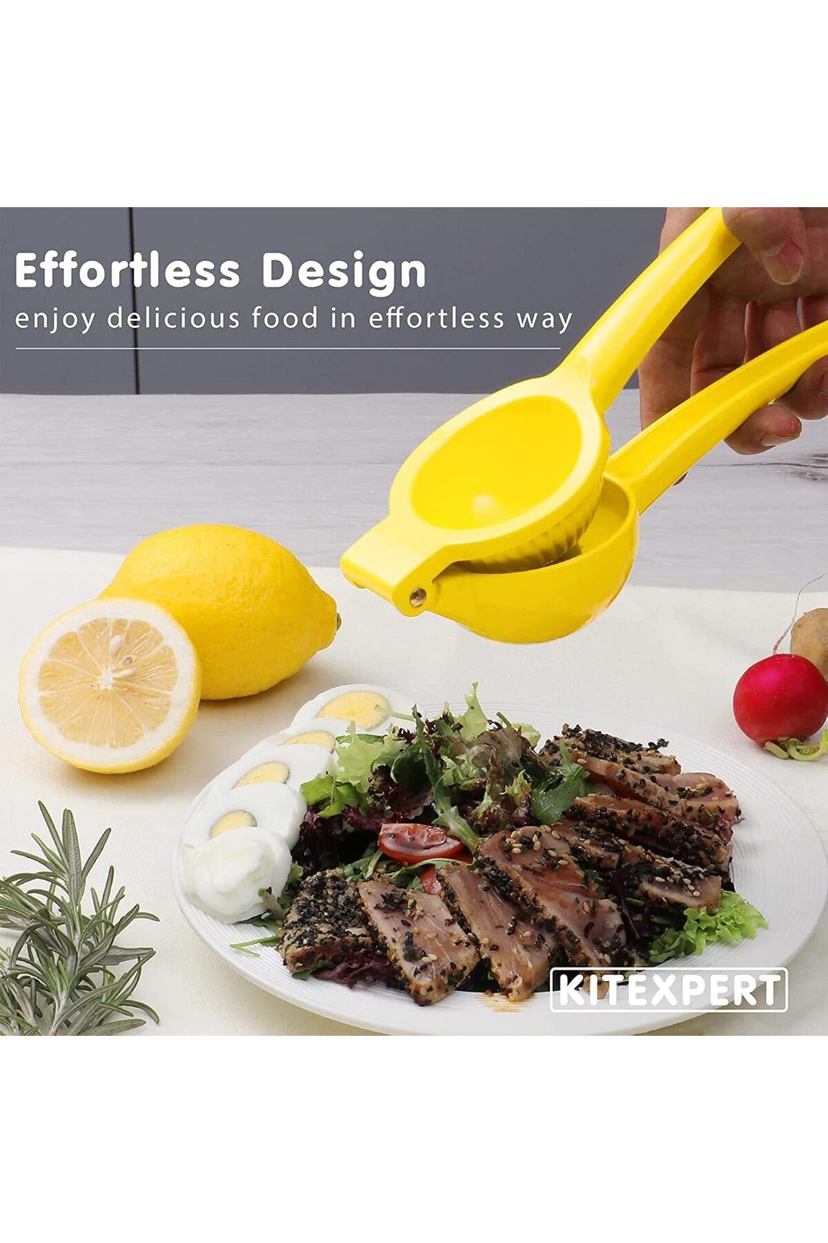 COOYA-Lemon Lime Squeezer, Manual Juicer Press for Max Extraction, Effortless Use and Easy to Clean 3