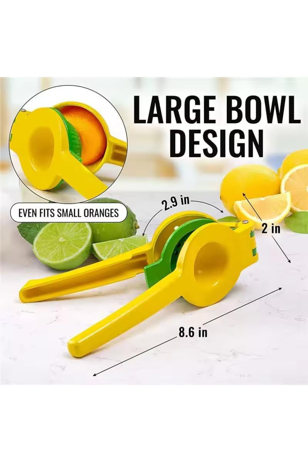 COOYA-Manual Lemon Squeezer Fast Hand Juice Lemon Press Effortless Use and Easy to Clean Fruit Pressing 3