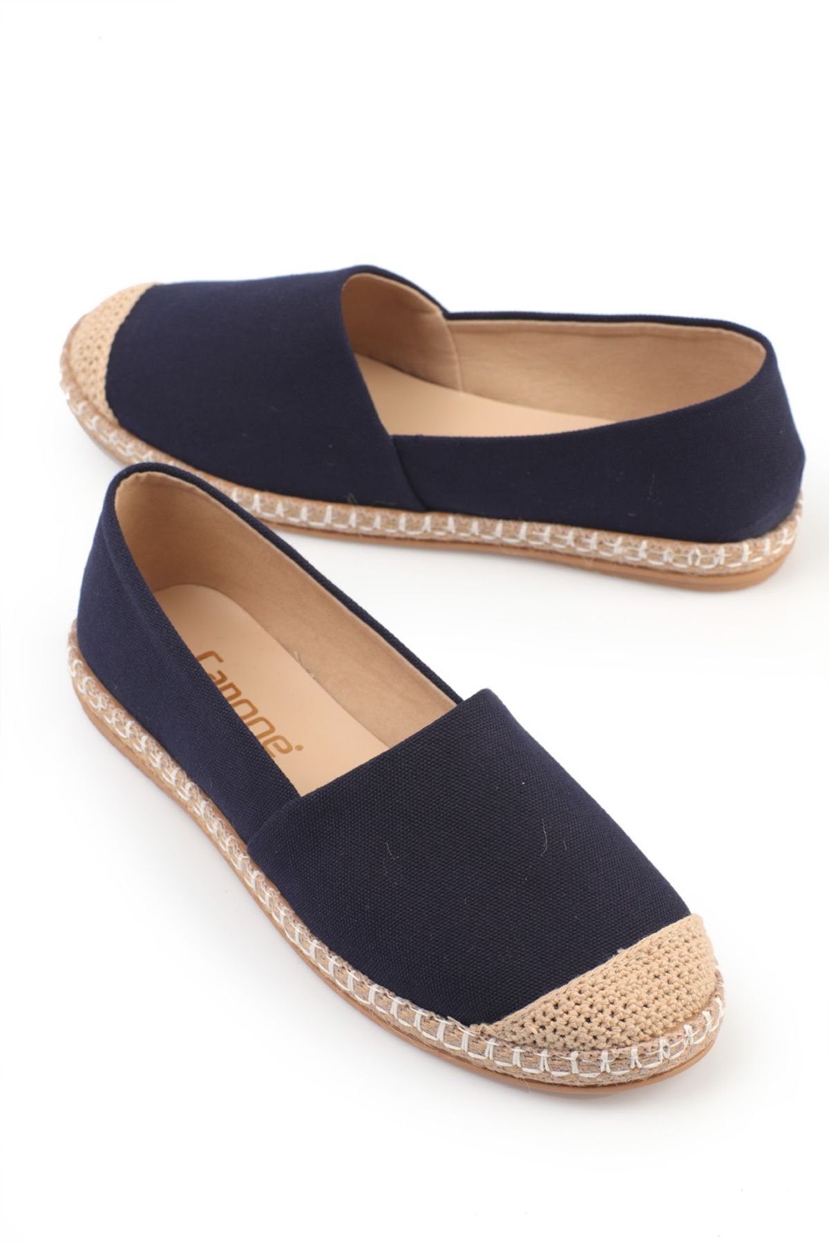 Capone Outfitters-Pasarella Leinen-Espadrille für Damen 7
