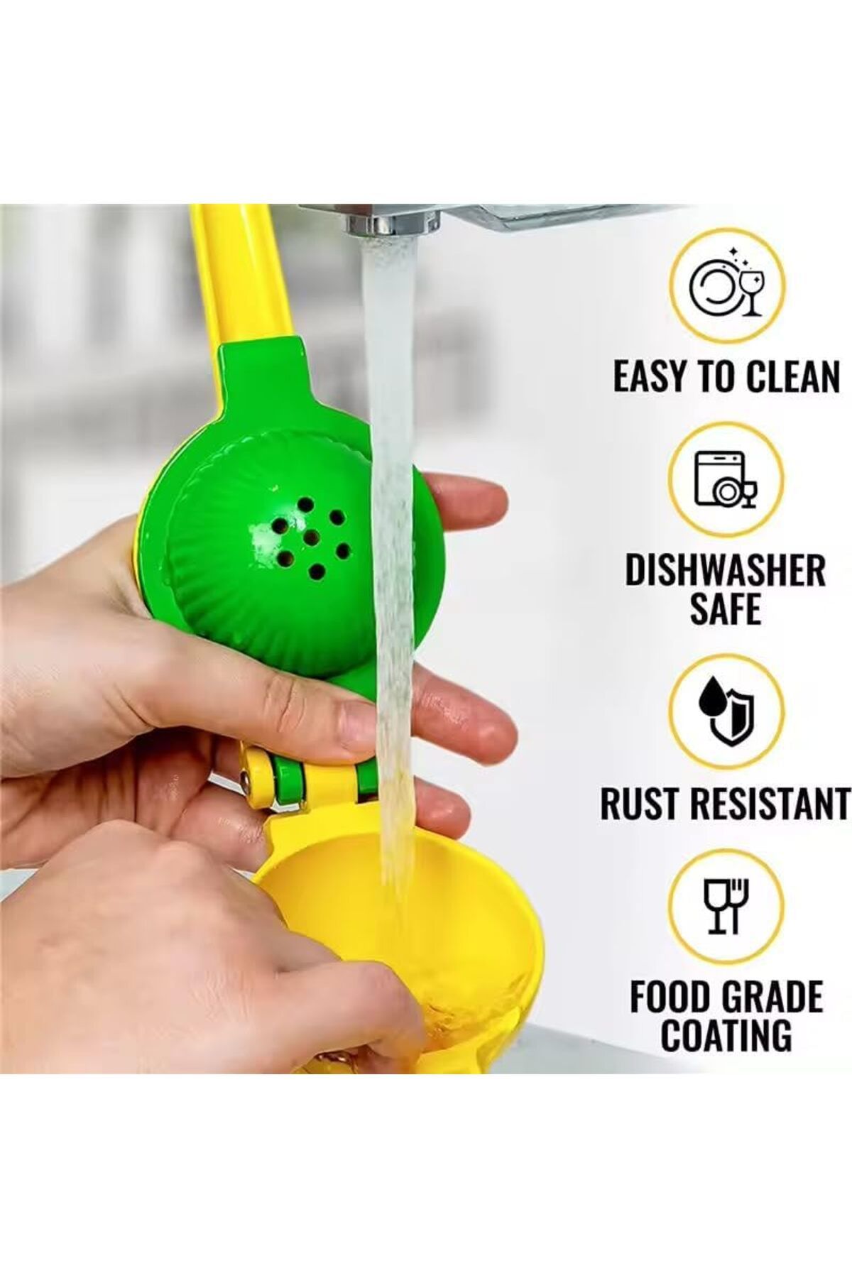 COOYA-Manual Lemon Squeezer Fast Hand Juice Lemon Press Effortless Use and Easy to Clean Fruit Pressing 5