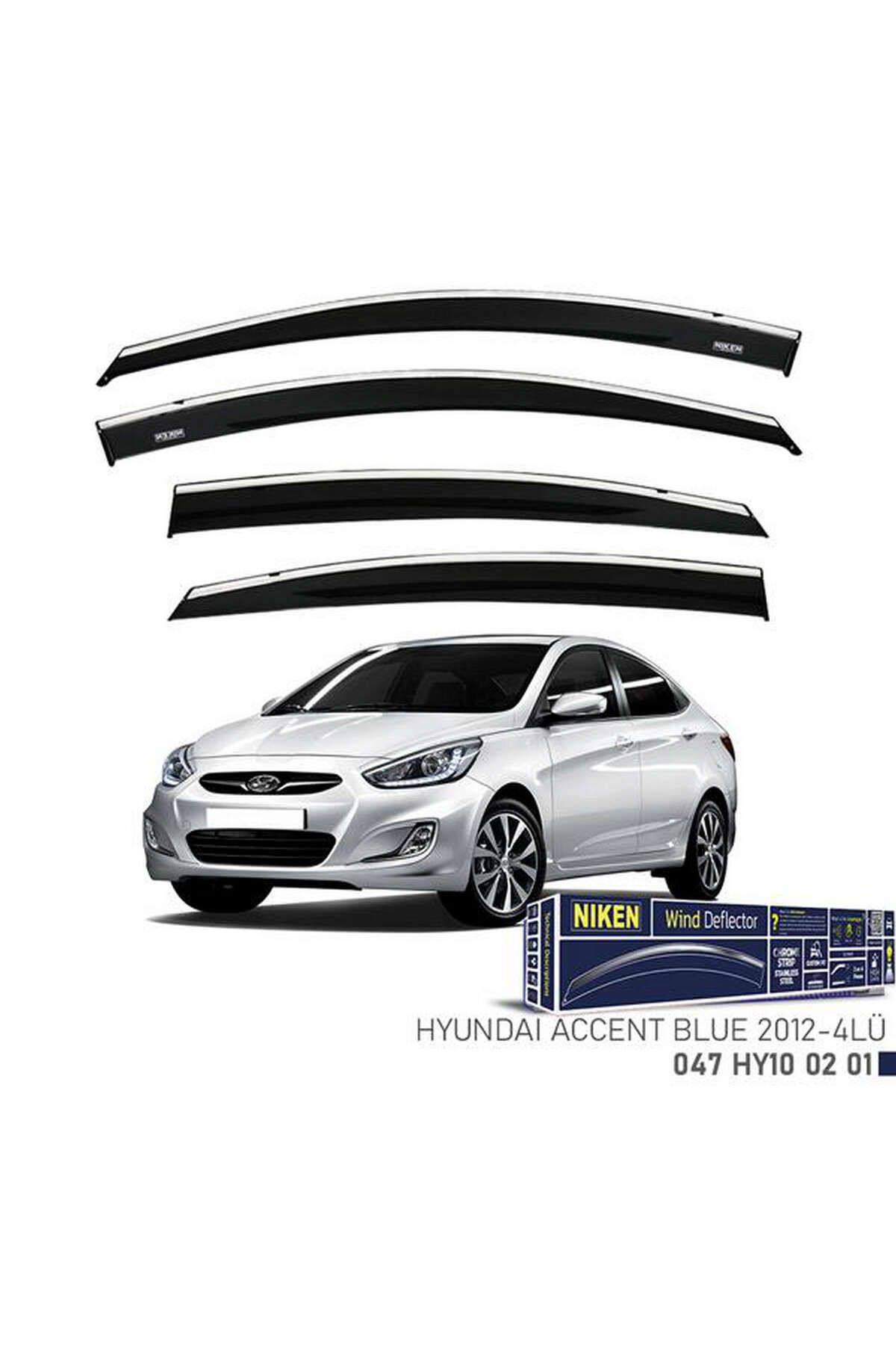 Universsal KROMLU CAM RÜZGARLIĞI HYUNDAI ACCENT BLUE 2012- 4LÜ 1490432706