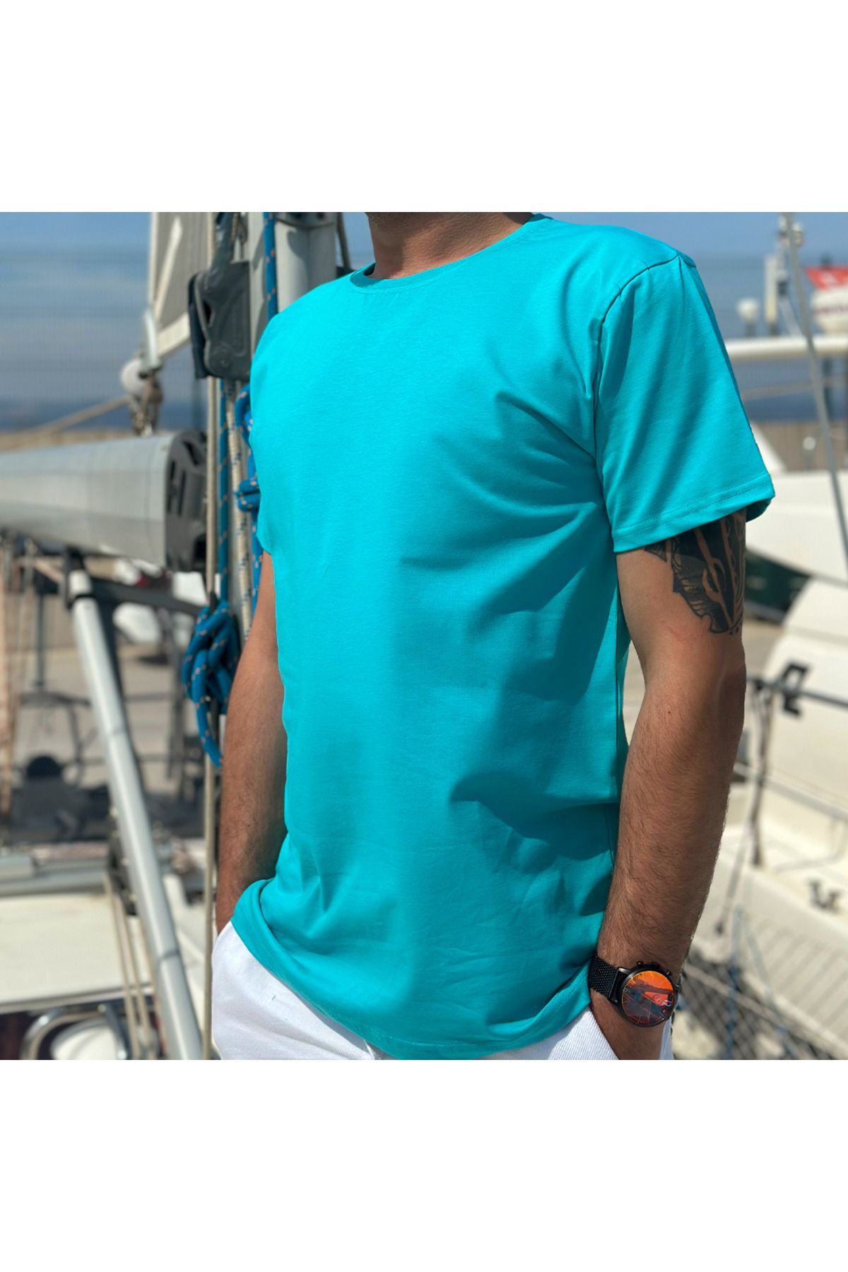 ZUA CONCEPT O YAKA T-SHIRT