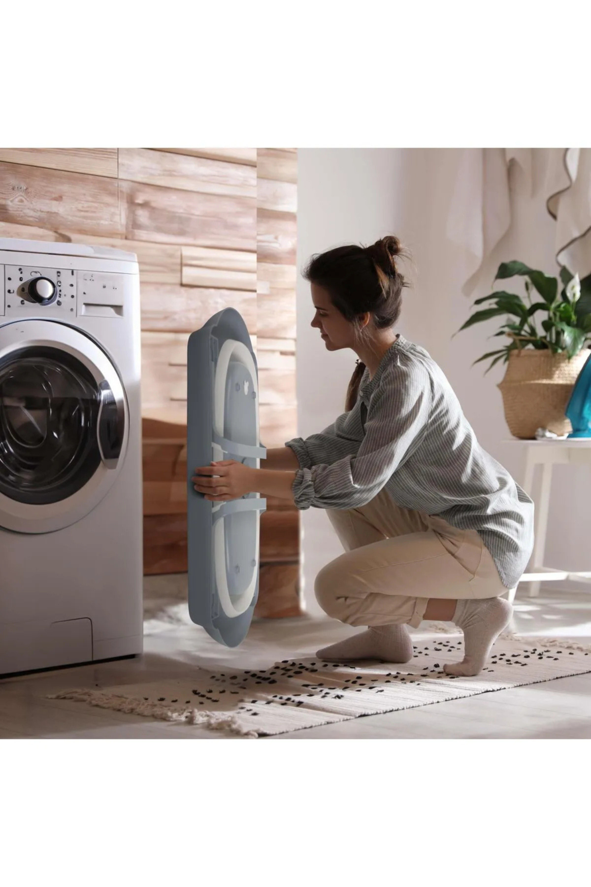 GUİMO Katlanır Bebek Küvet Seti 3 Parça, Banyo seti fotoğrafı 2 (önizleme)