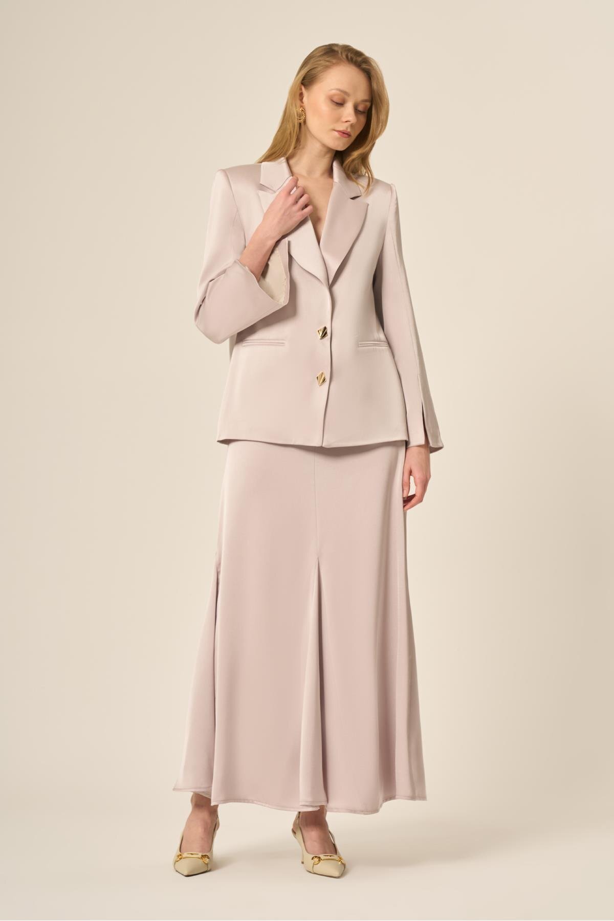 FTZ WOMEN-Women's Skirt Suit Stone 31083 3