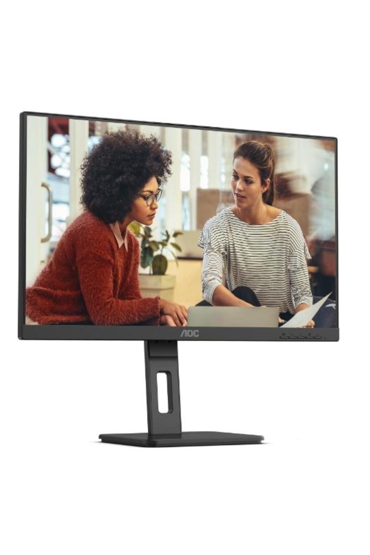Aoc-Monitor IPS LED AOC 27" 27E3QAF, Full HD (1920 x 1080), VGA, HDMI, DisplayPort, Boxe, Pivot (Negru) 4