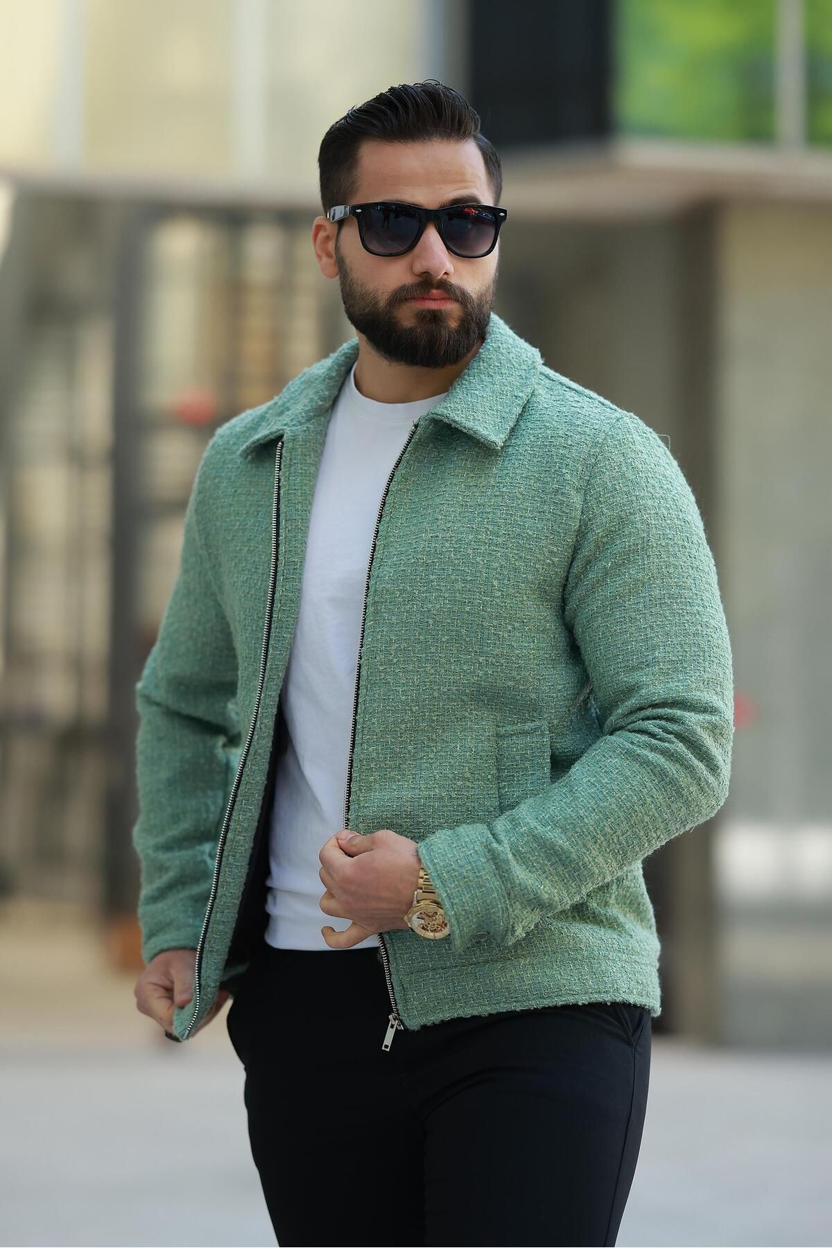 FREED MOND mevsimlik dokulu regular fit ceket