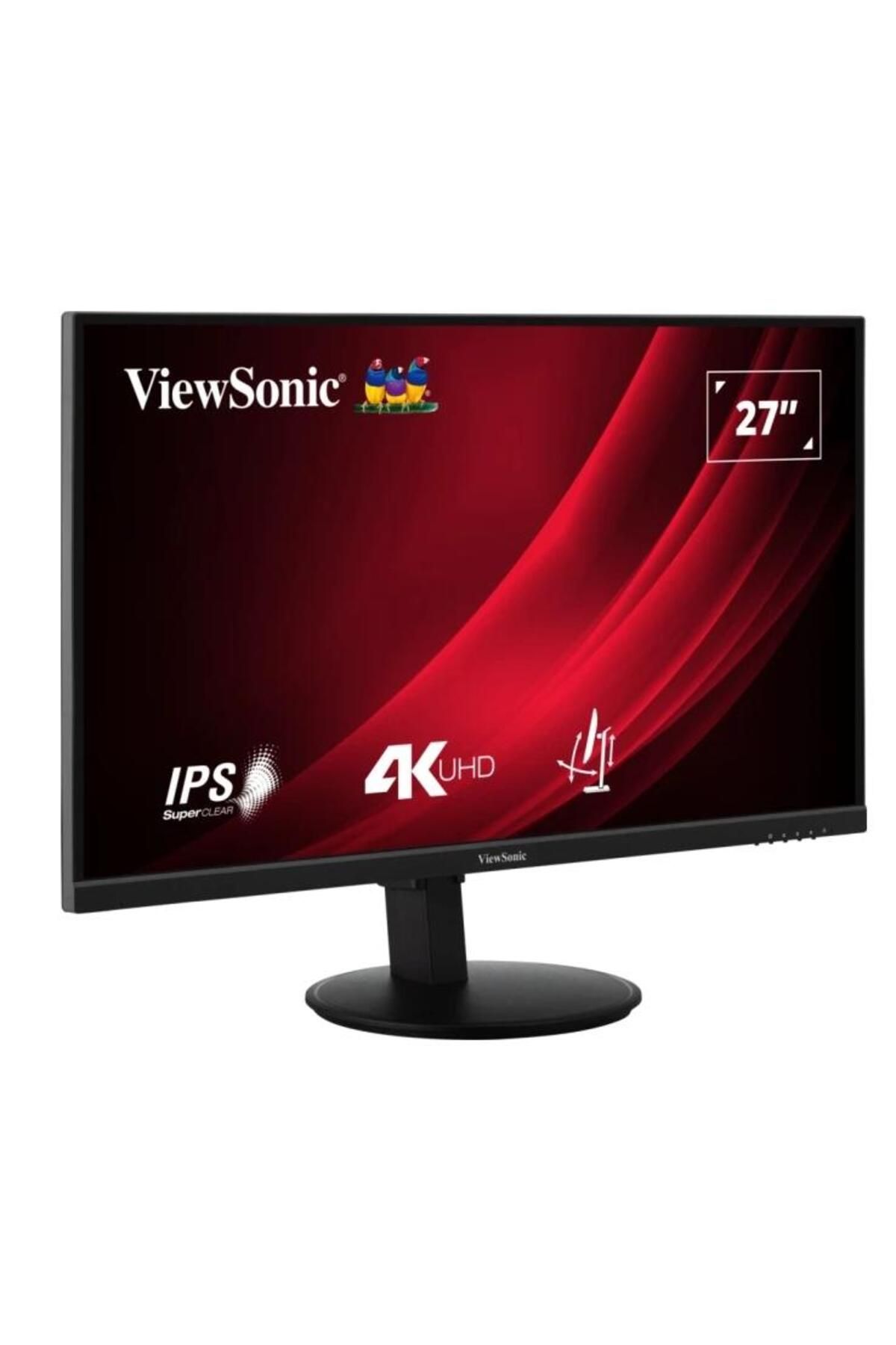ViewSonic-Monitor IPS LED ViewSonic 27" VG2708-4K, UHD (3840 x 2160), HDMI, DisplayPort, Pivot (Negru) 2
