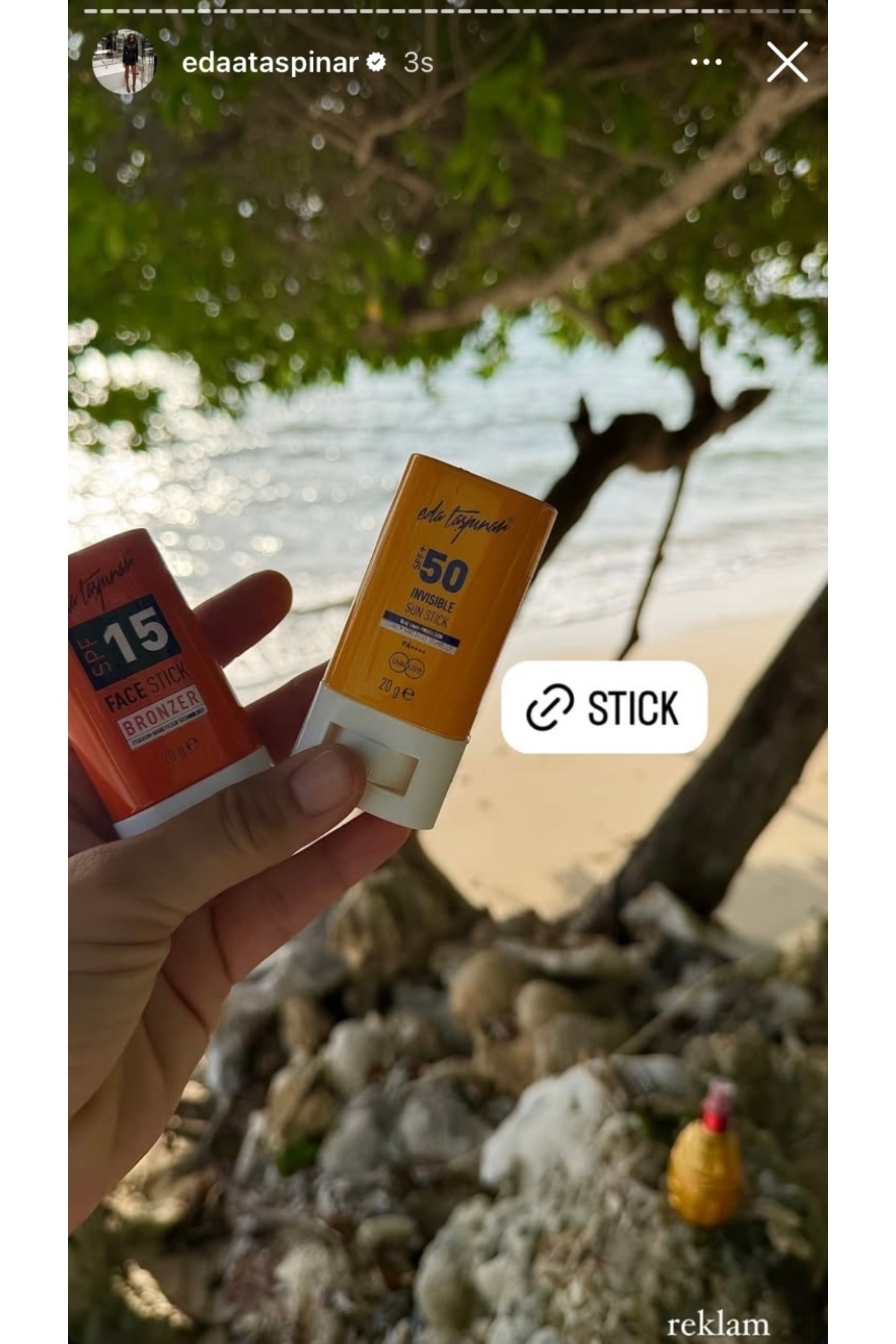 Invisible Güneş Koruyucu Stick SPF 50+ – Yüksek Koruma & Hassas Ciltlere Uygun — EDA-00325 — تصویر 8 از 9