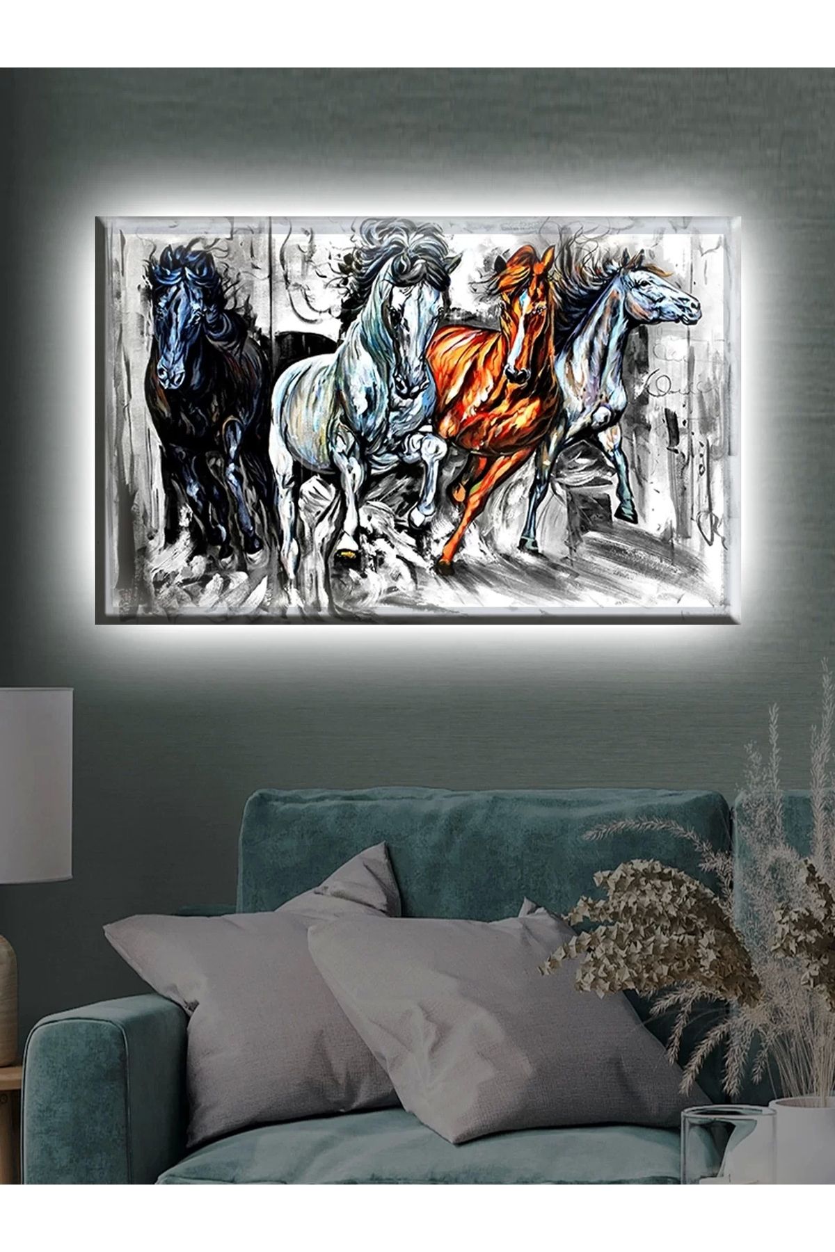 feifei Led Işıklı Sanatsal Güzel Atlar
