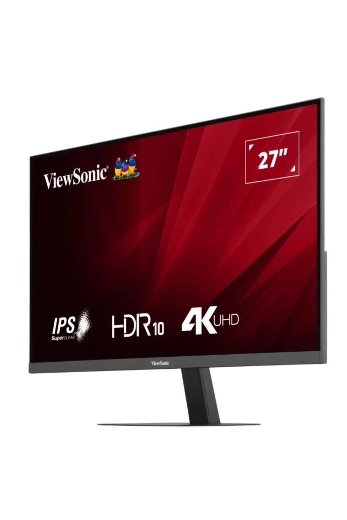 ViewSonic-Monitor IPS LED ViewSonic 27" VA2708-4K-HD, UHD (3840 x 2160), HDMI, DisplayPort, 4 ms (Negru) 3