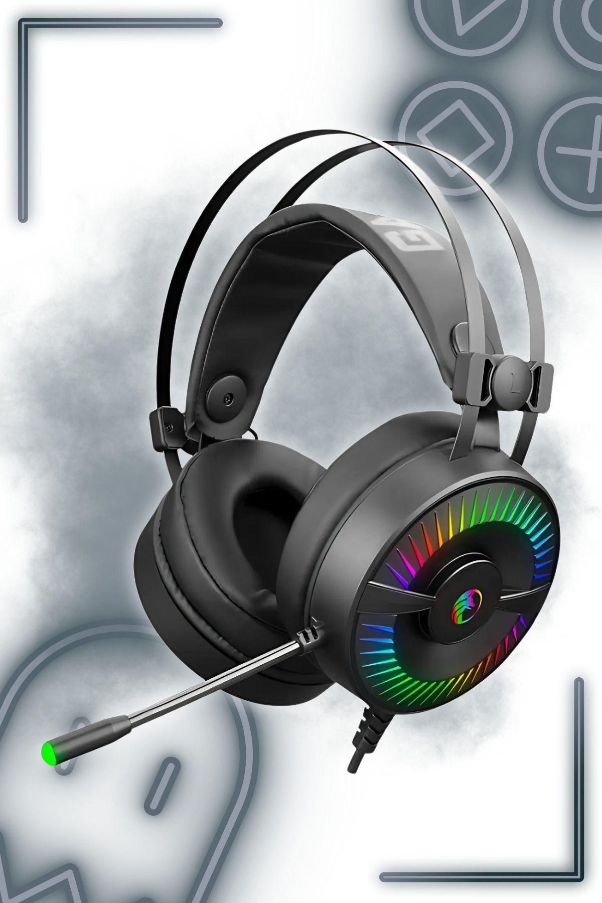 GAMİNGTECH Vol-i | 7.1 Surround Pro Rainbow Oyuncu Kulaklığı