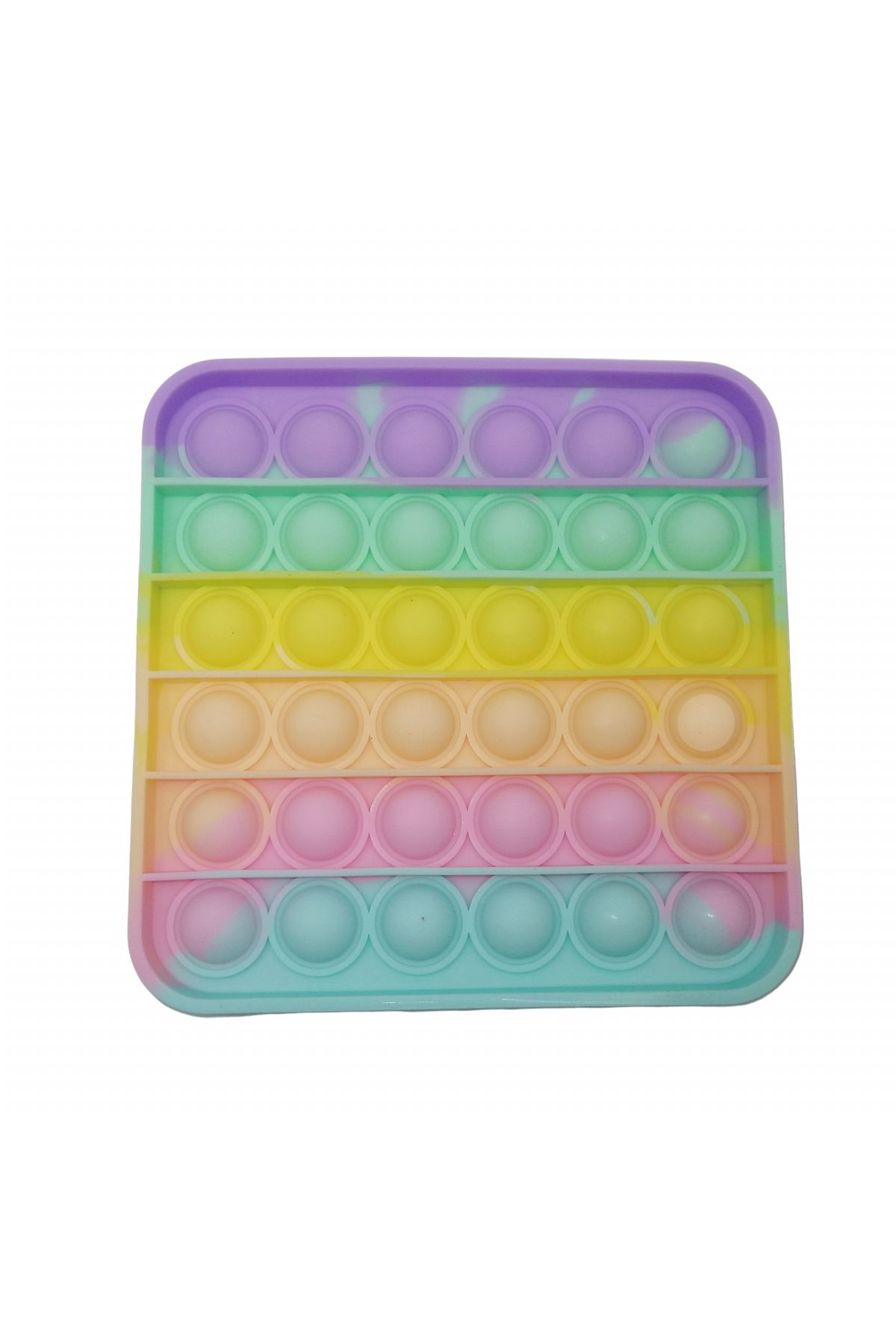 Depox-Jucărie antistres, Pop it, silicon, pătrat, 12,5 cm 2
