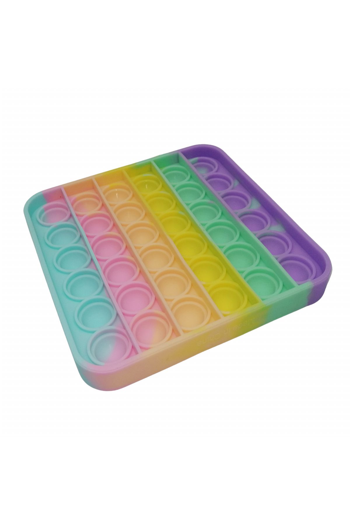 Depox-Jucărie antistres, Pop it, silicon, pătrat, 12,5 cm 4